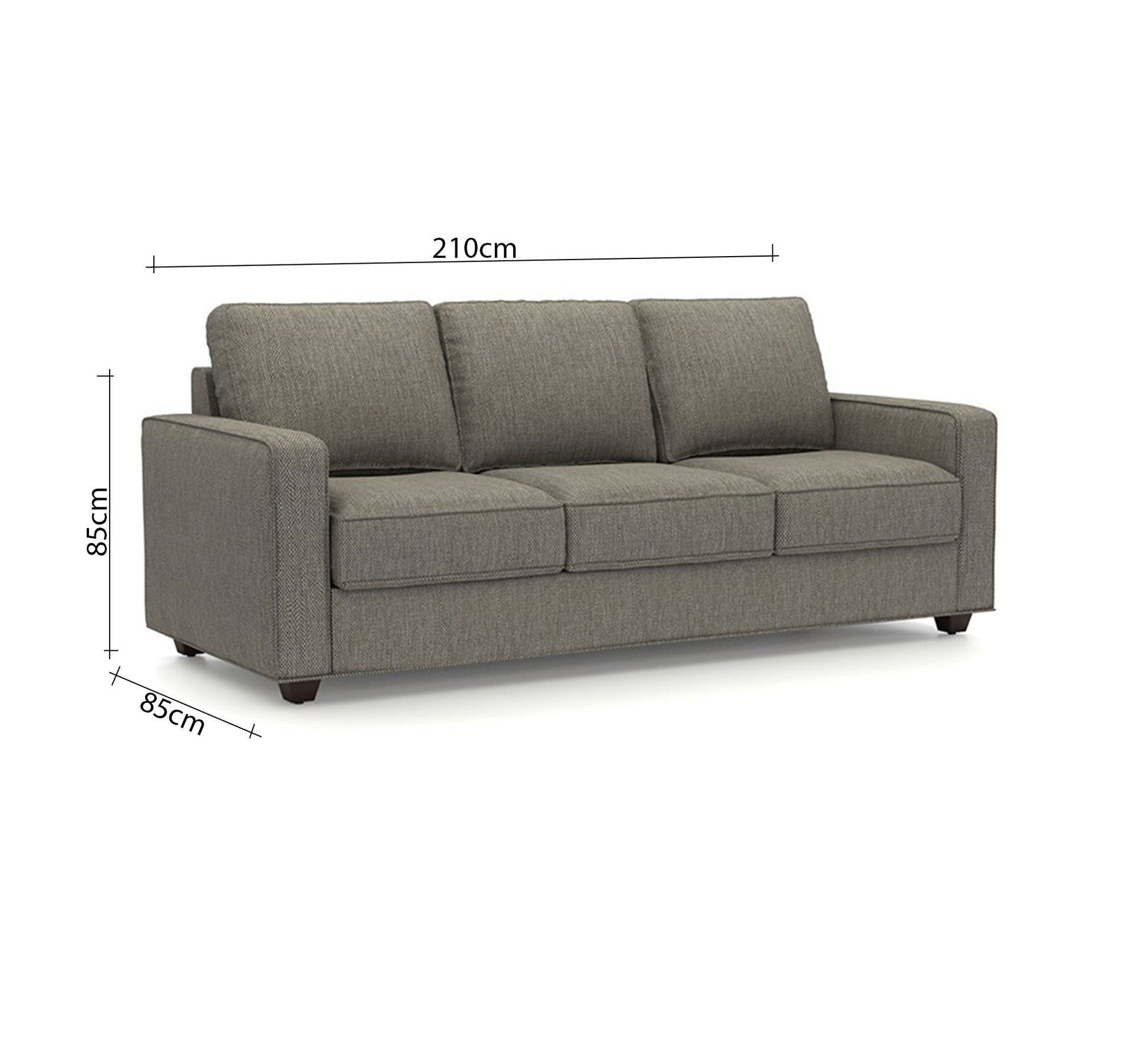 Sofa with three comfortable cushions - Vitrine Furniture - Furniture