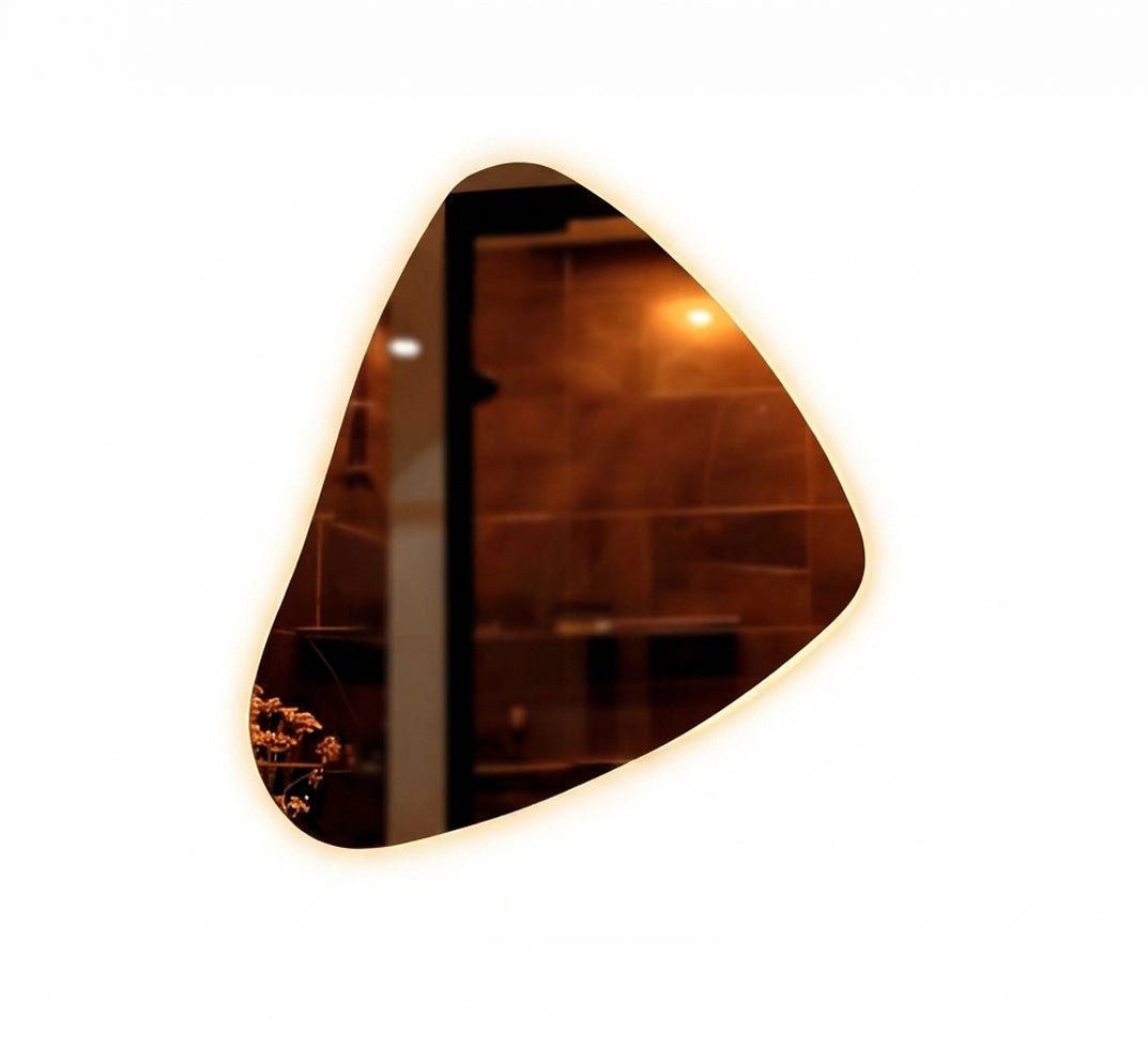 Soft Triangular Mirror with Backlight - Vitrine Furniture - Mirrors