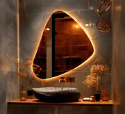 Soft Triangular Mirror with Backlight - Vitrine Furniture - Mirrors