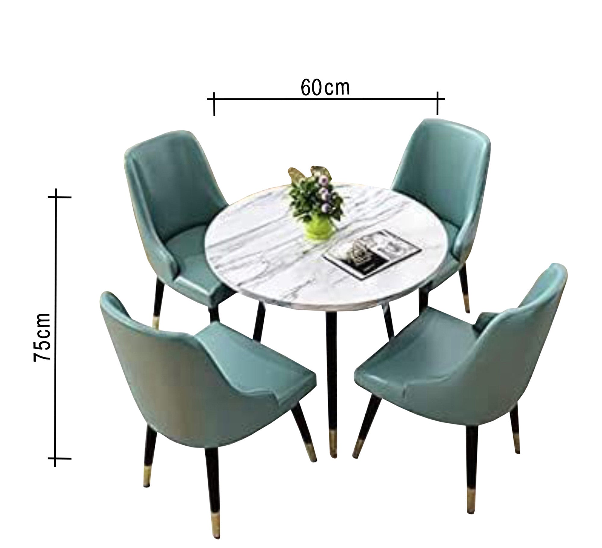 Space - saving circular dining table - Vitrine Furniture - Furniture