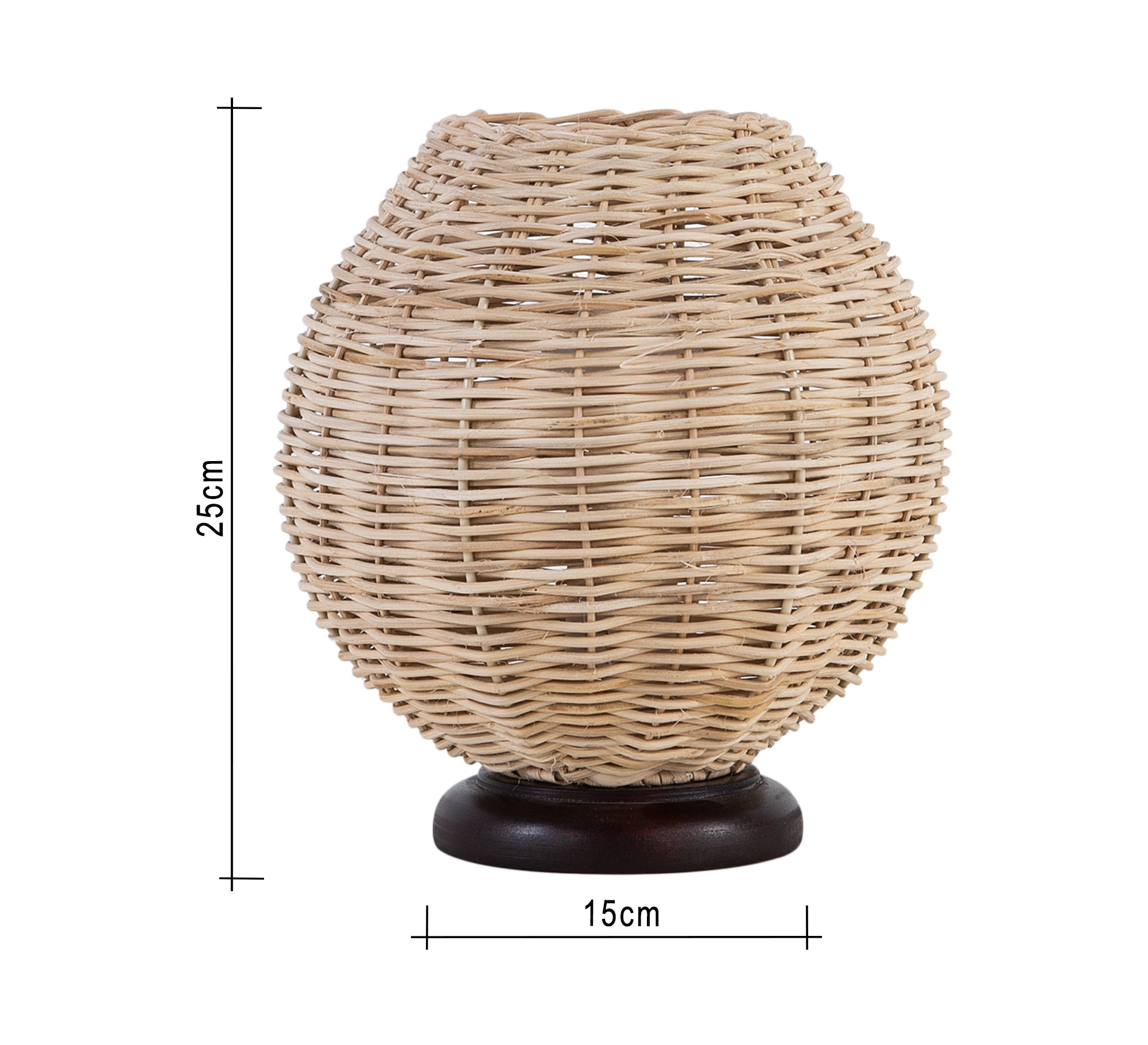 Spherical bamboo lampshade - Vitrine Furniture - Lighting