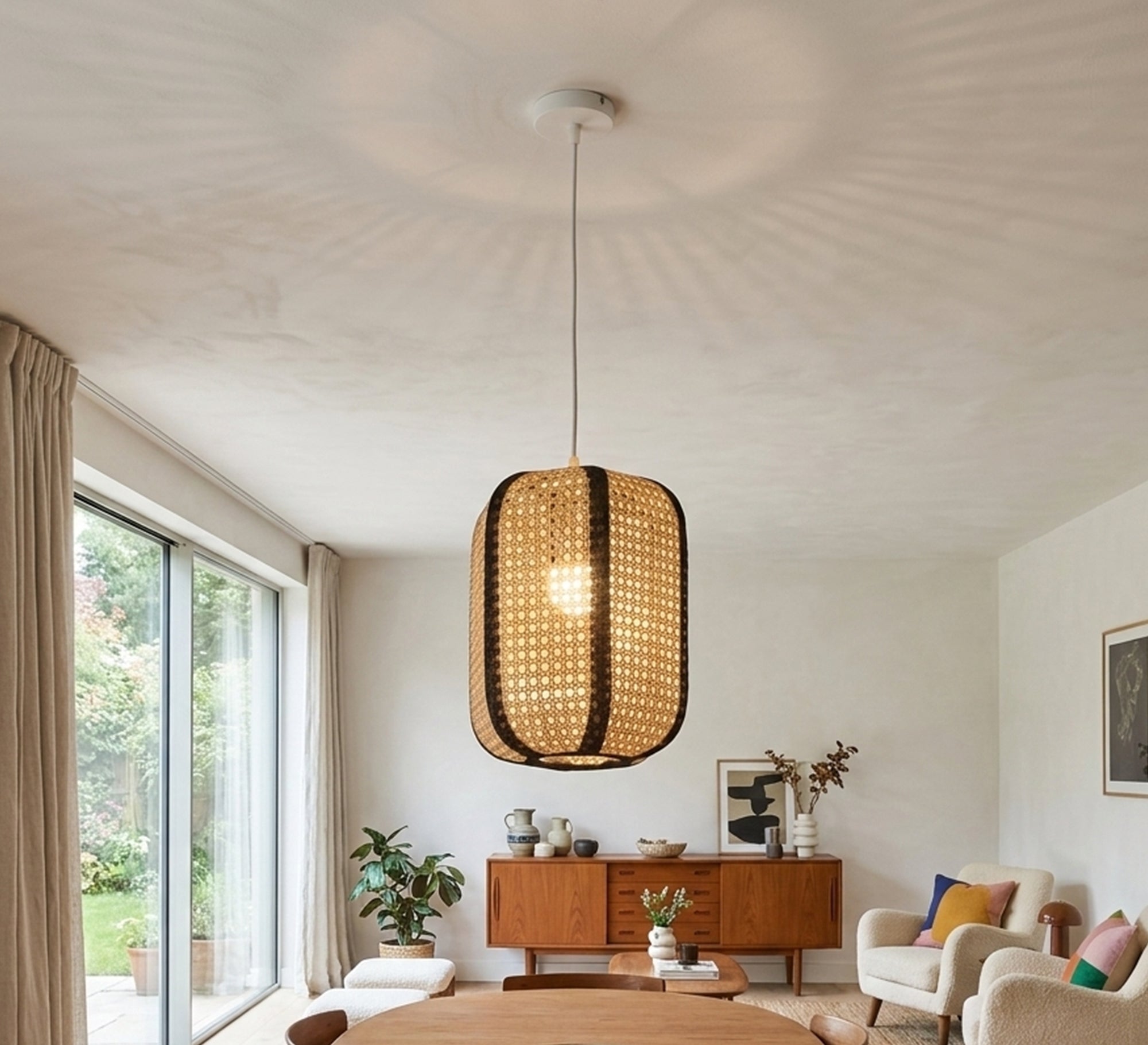 Spherical chandelier with fine perforations - Vitrine Furniture - Ceiling lights