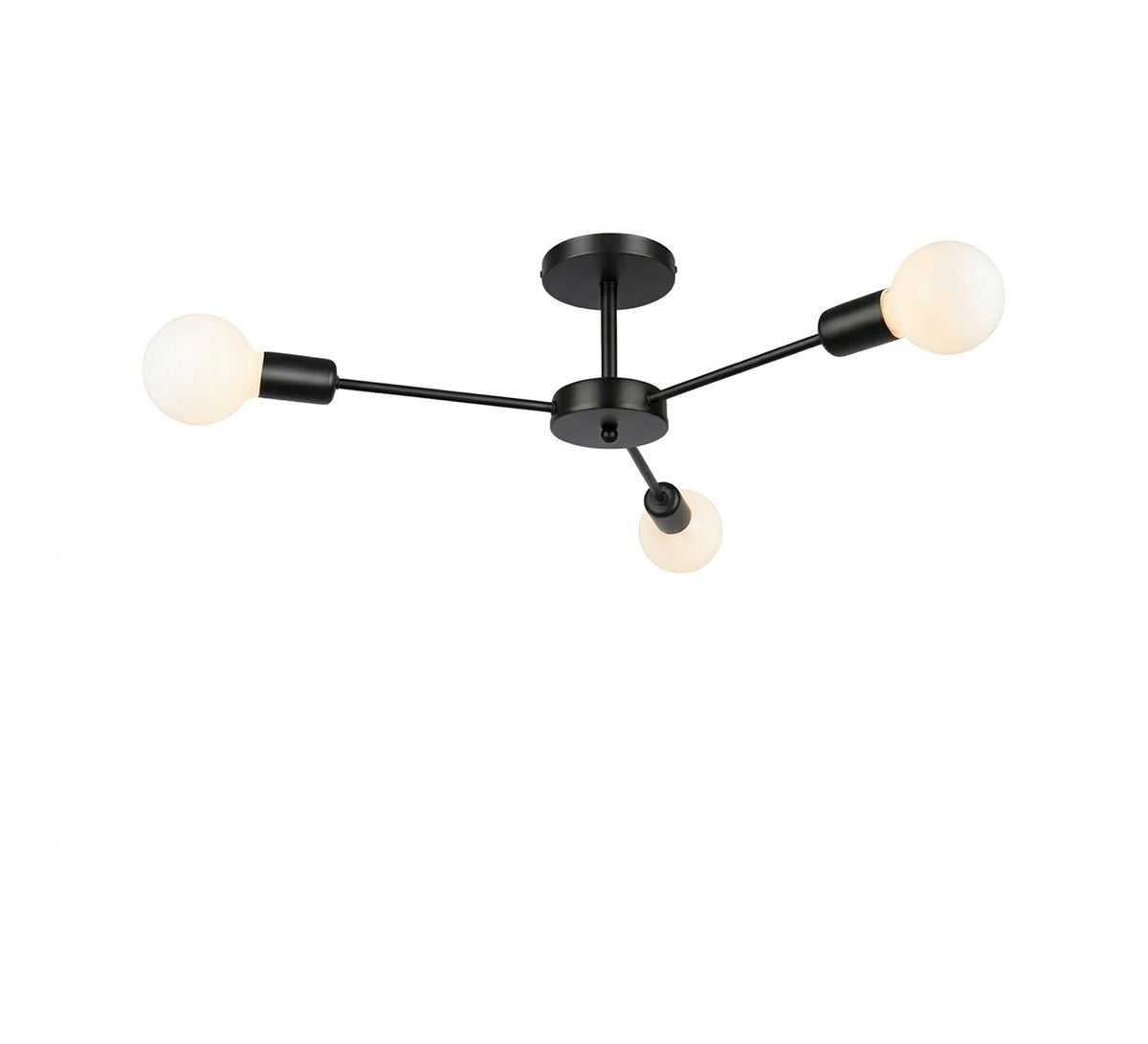 Spherical lighting elements arranged in a geometric pattern - Vitrine Furniture - Ceiling lights