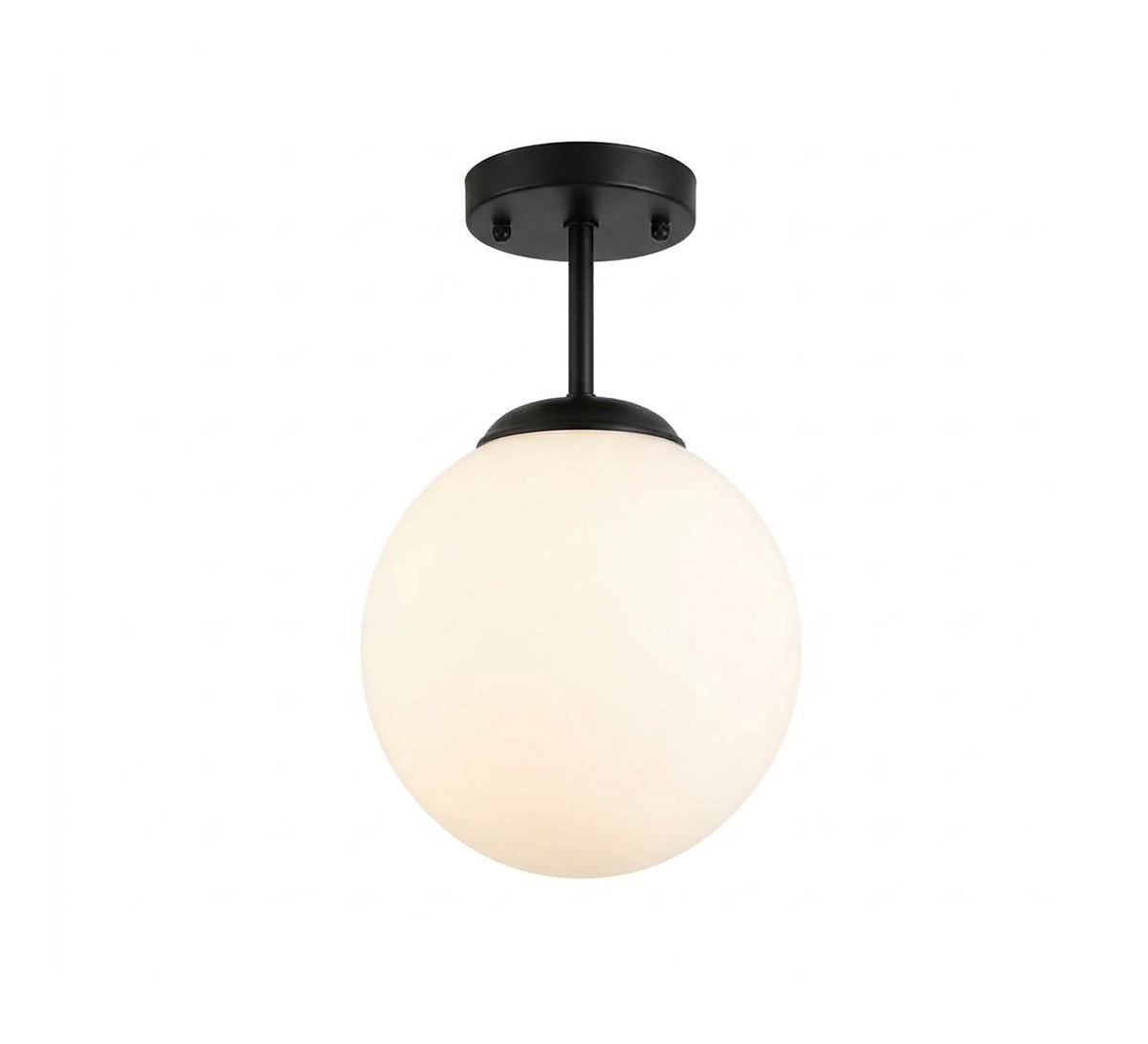 Spherical pendant light with matte white glass - Vitrine Furniture - Ceiling lights