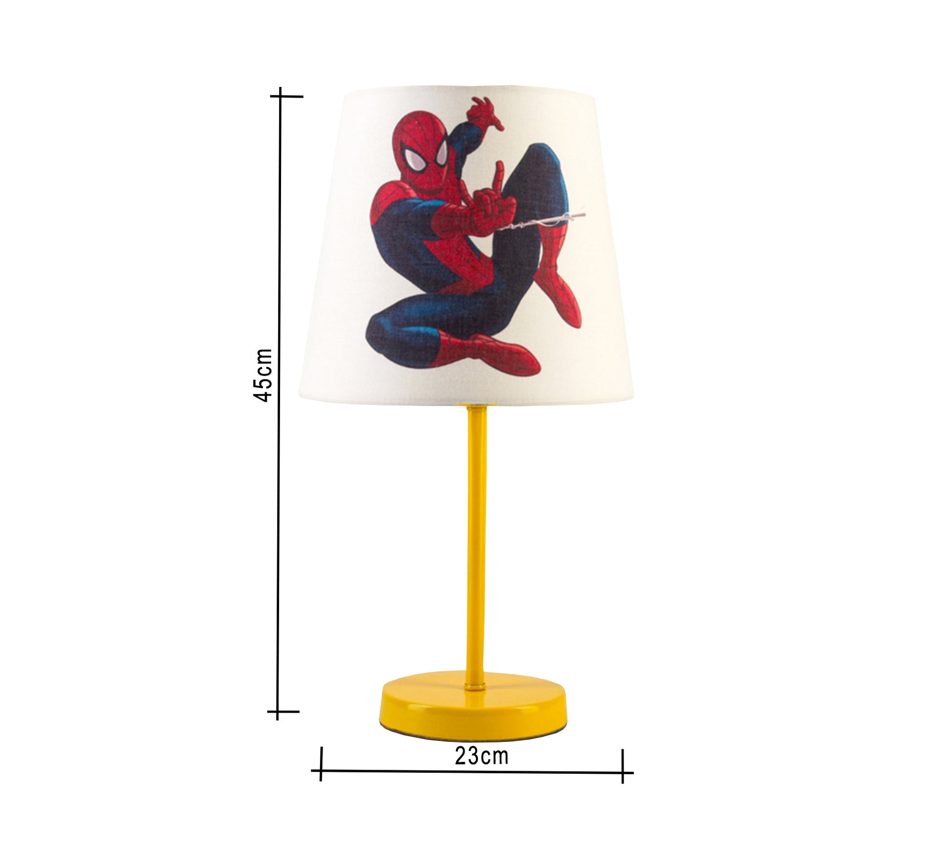 Spiderman Lamp, Hero Lighting for Your Child's Room with Gold Base - Vitrine Furniture - Lighting