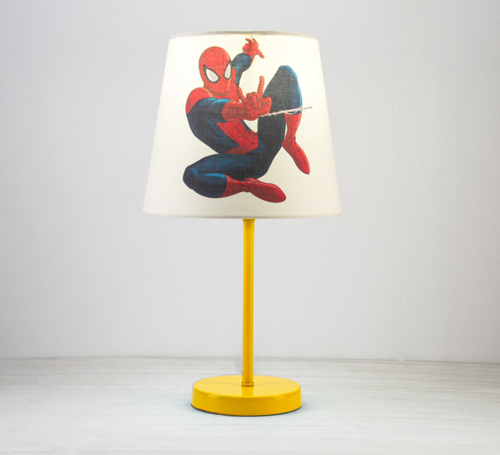 Spiderman Lamp, Hero Lighting for Your Child's Room with Gold Base - Vitrine Furniture - Lighting