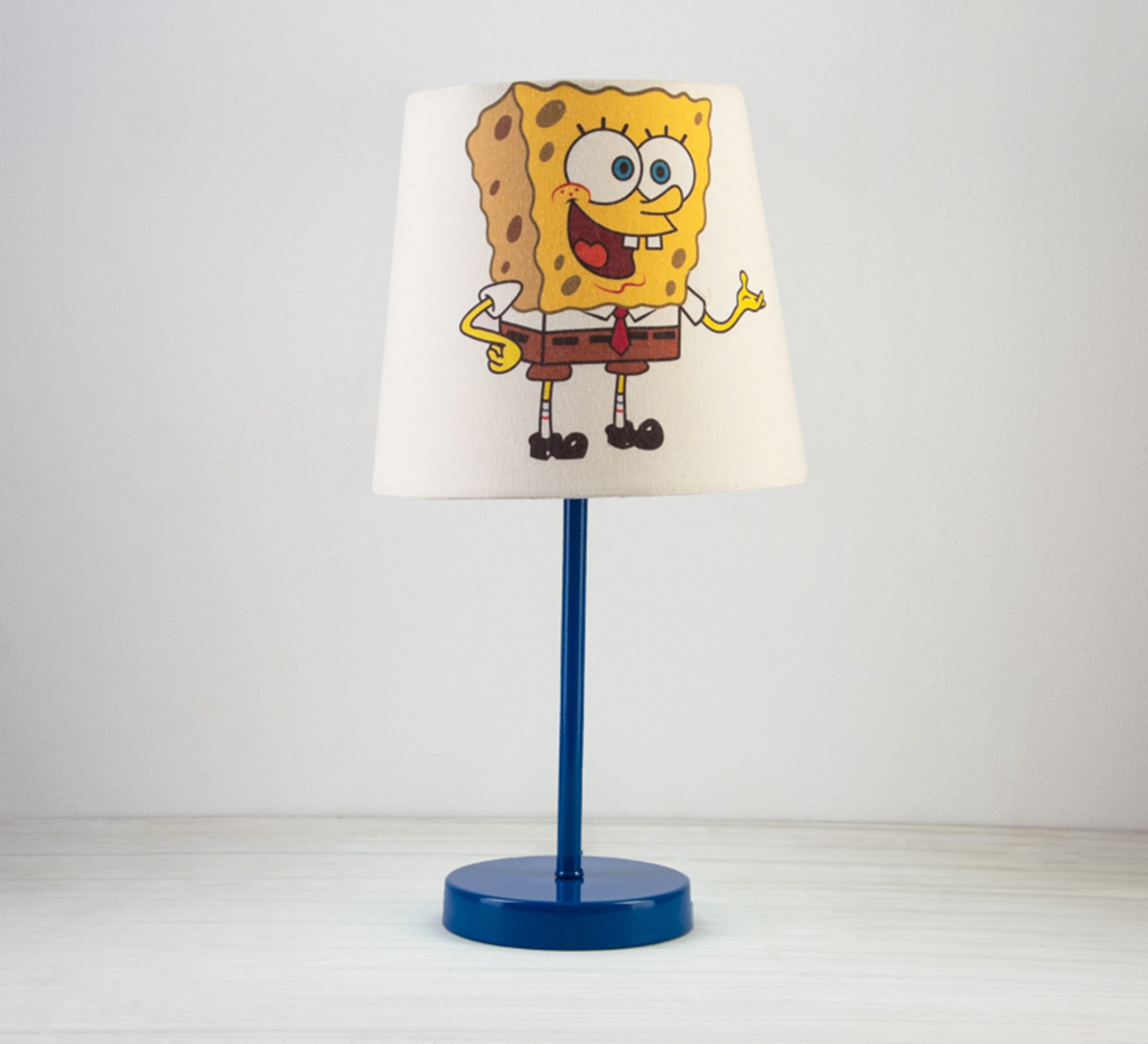 SpongeBob Lamp, Fun Light for Your Child's Room with Blue Base - Vitrine Furniture - Lighting