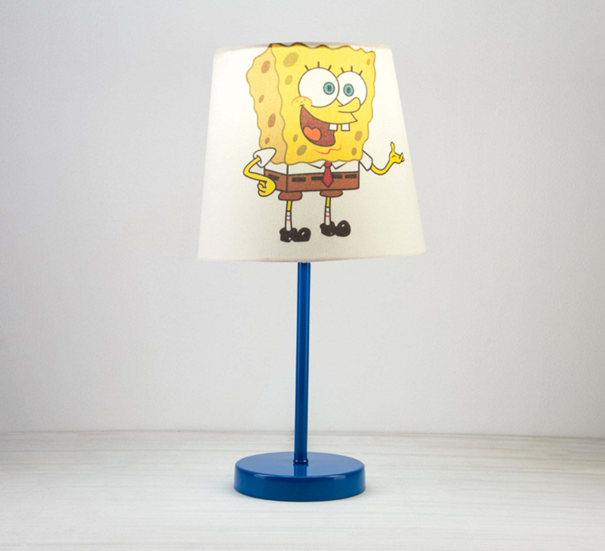 SpongeBob Lamp, Fun Light for Your Child's Room with Blue Base - Vitrine Furniture - Lighting