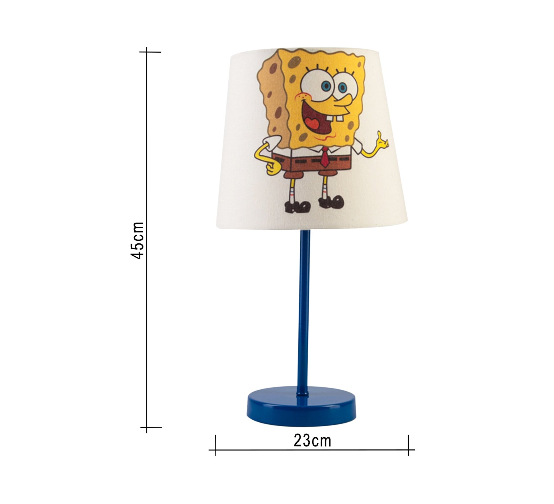 SpongeBob Lamp, Fun Light for Your Child's Room with Blue Base - Vitrine Furniture - Lighting