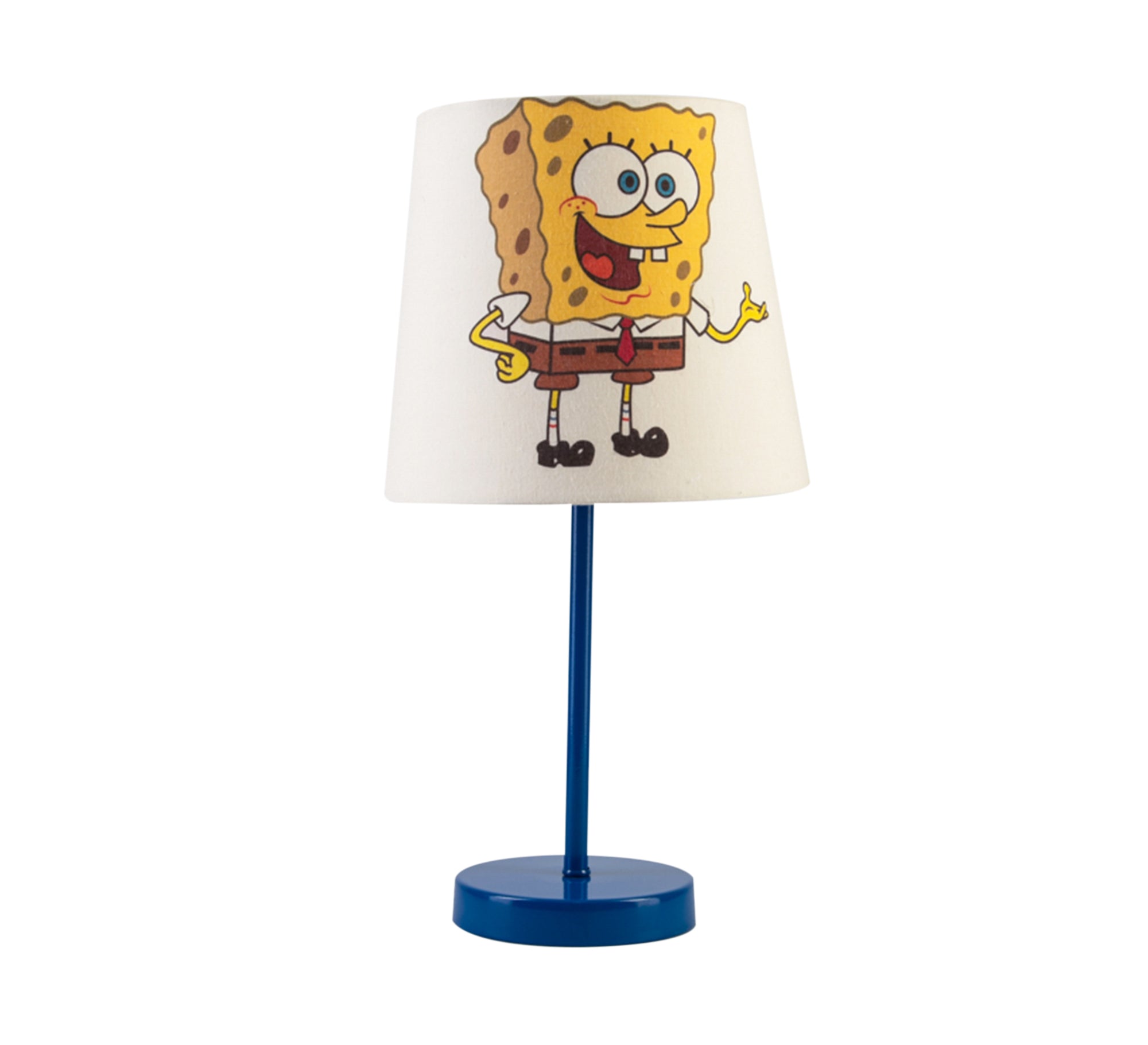 SpongeBob Lamp, Fun Light for Your Child's Room with Blue Base - Vitrine Furniture - Lighting