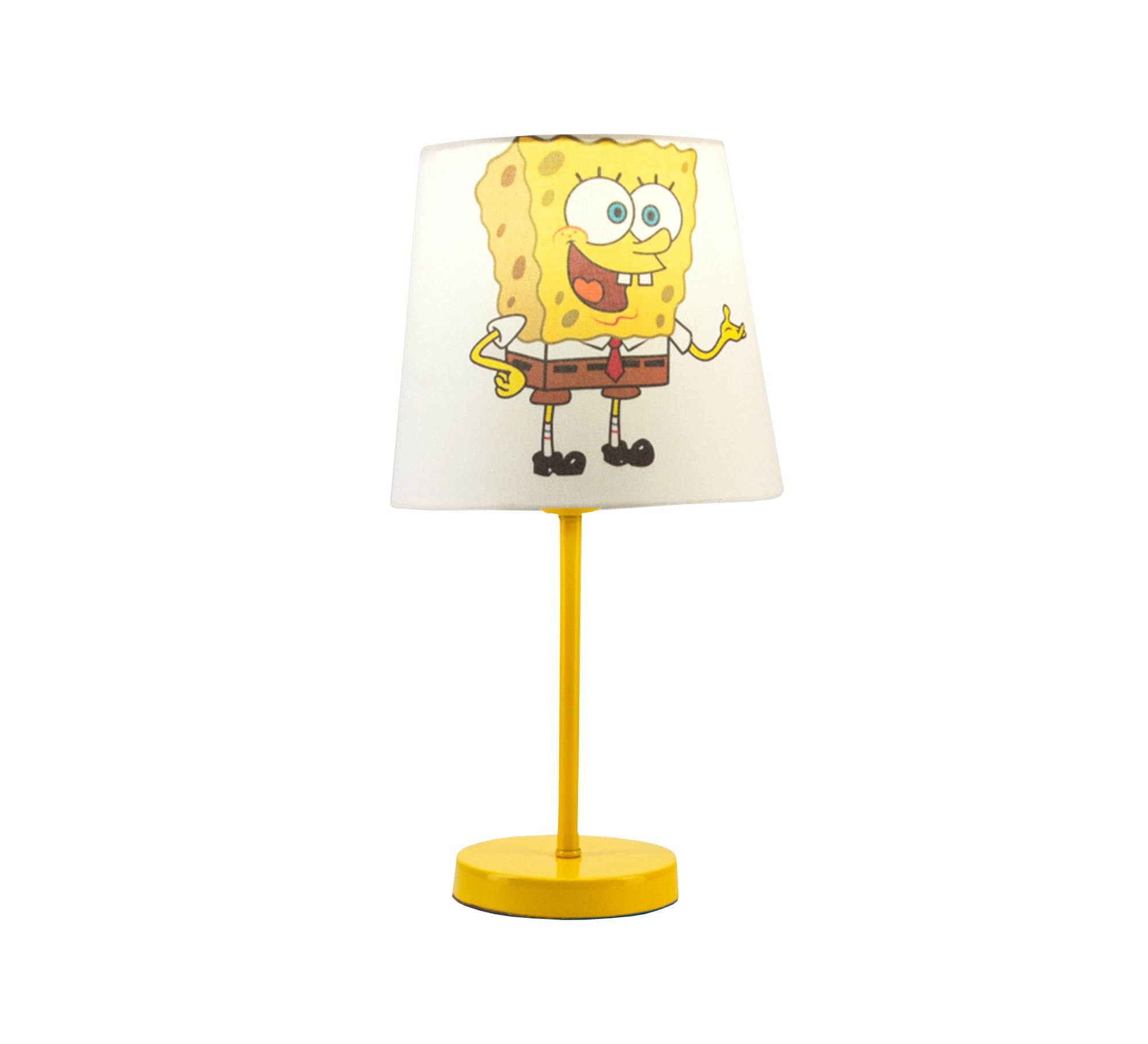 SpongeBob Lamp, Fun Light for Your Child's Room with Gold Base - Vitrine Furniture - Lighting