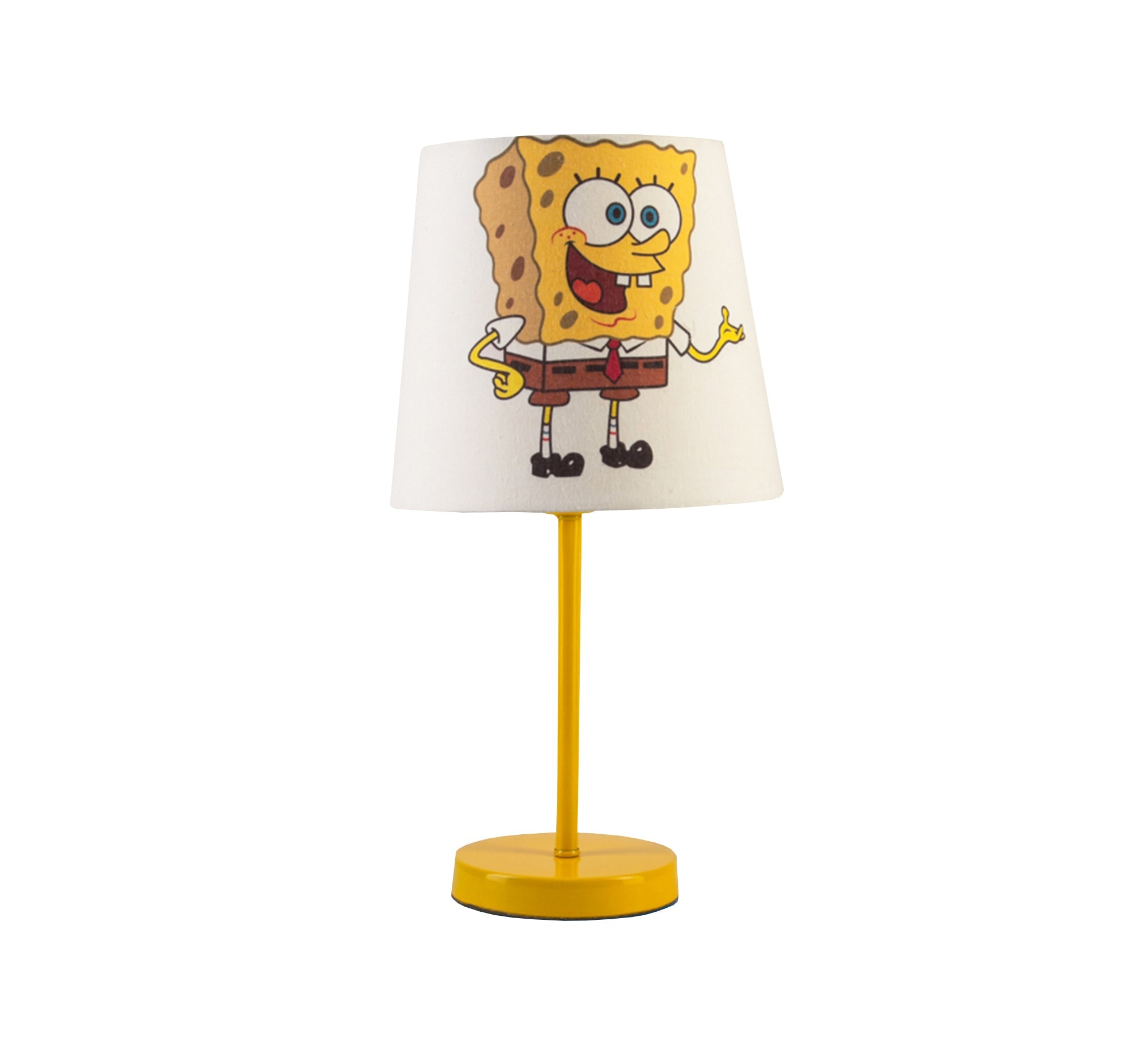 SpongeBob Lamp, Fun Light for Your Child's Room with Gold Base - Vitrine Furniture - Lighting