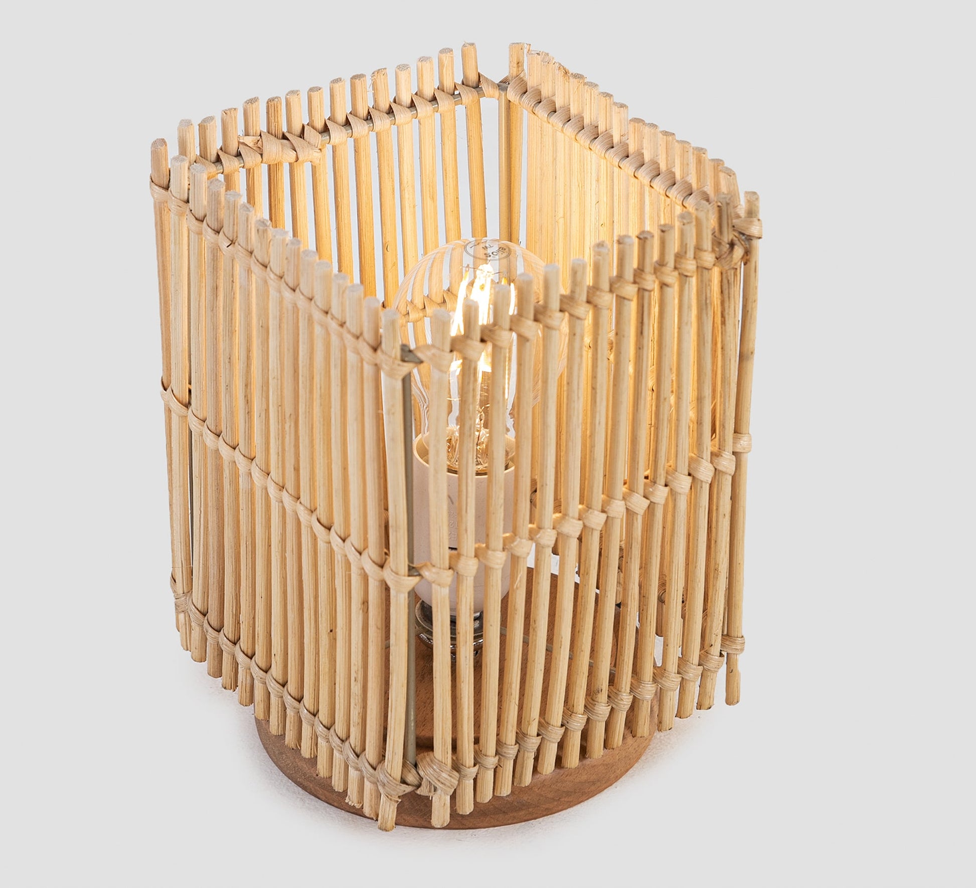 Square bamboo lampshade - Vitrine Furniture - Lighting