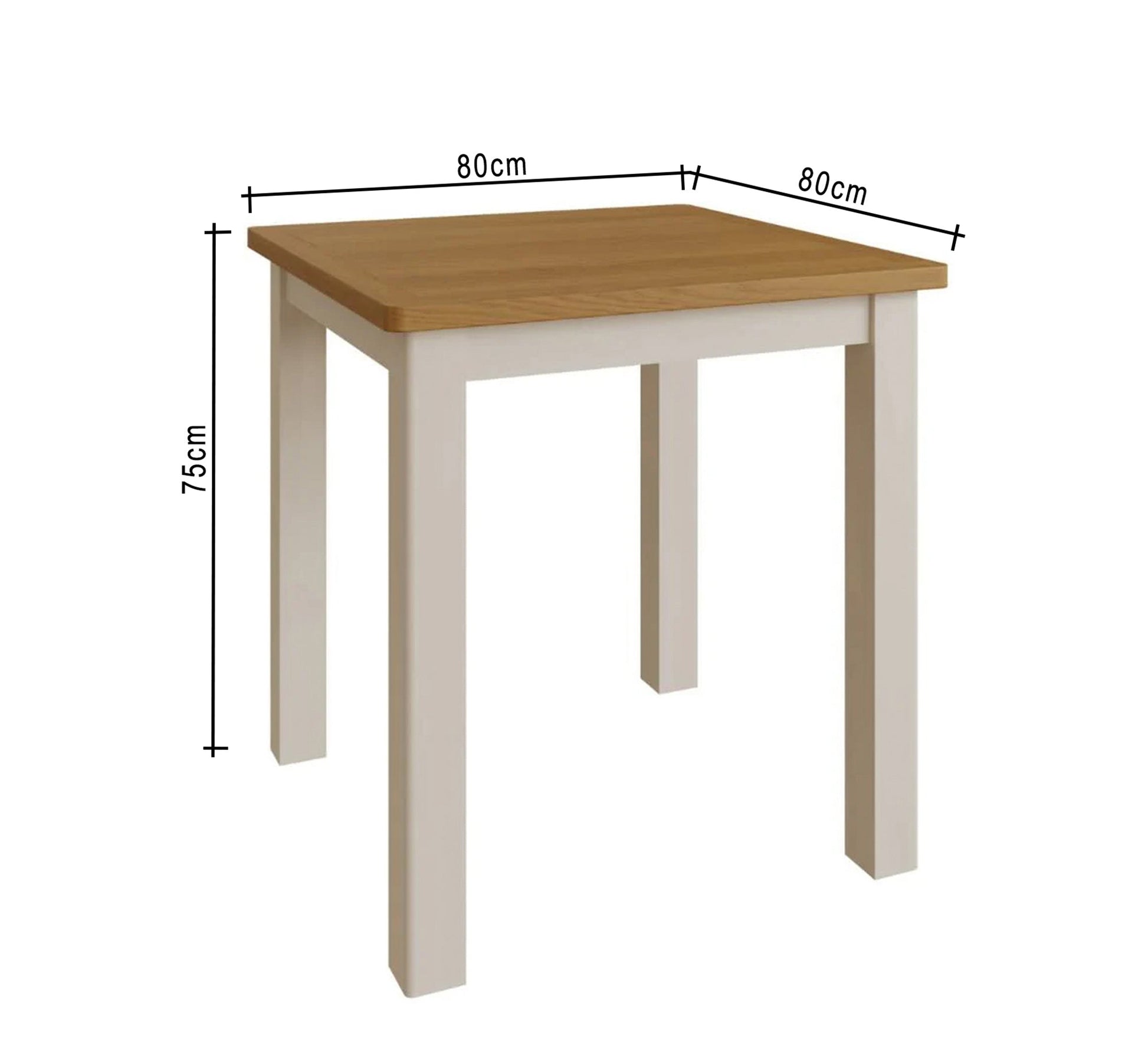 Square high wooden table - Vitrine Furniture - Furniture