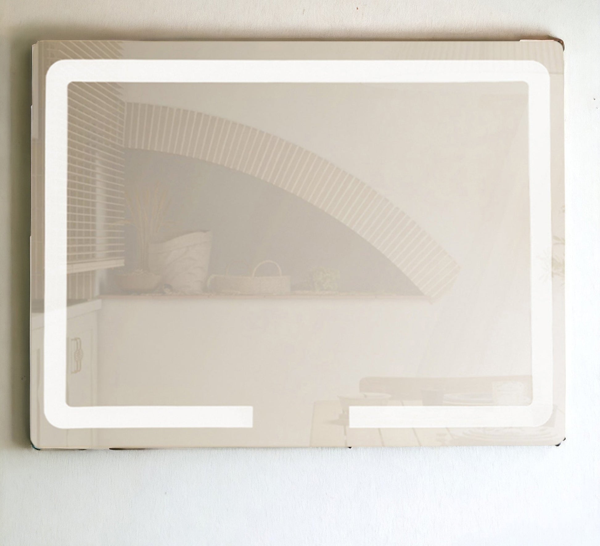 Square LED mirror - Vitrine Furniture - Décor