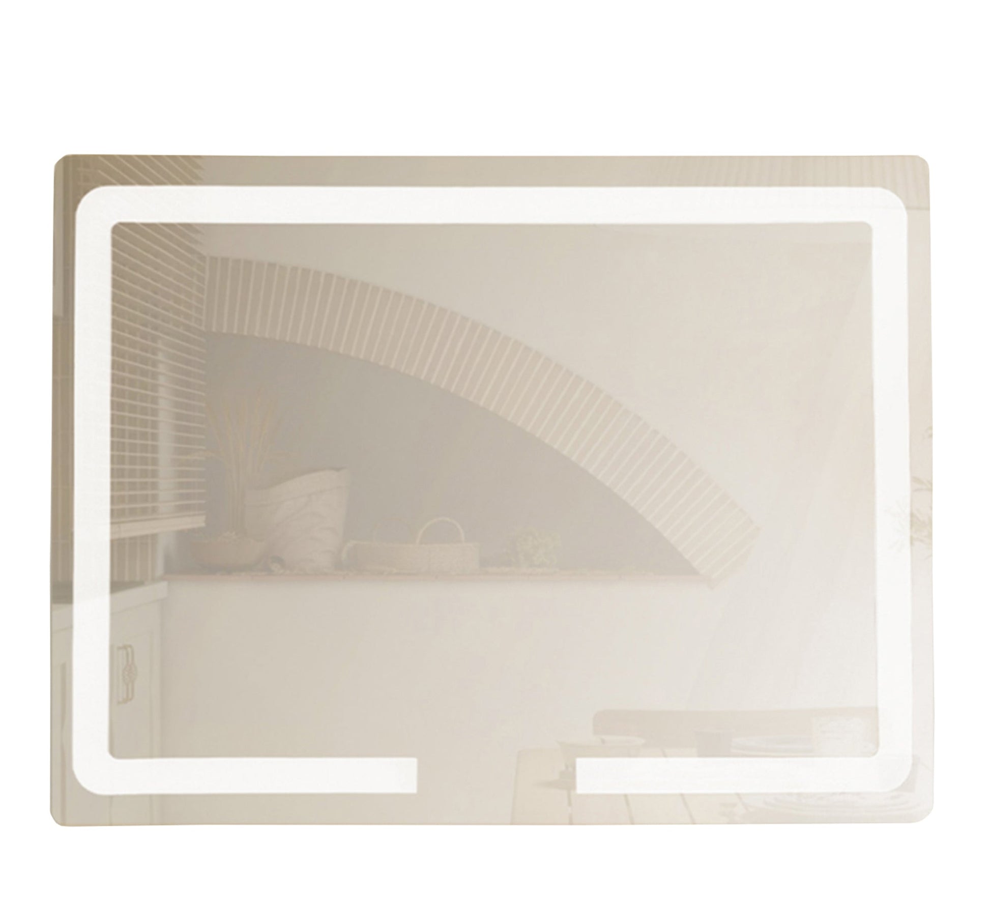 Square LED mirror - Vitrine Furniture - Décor