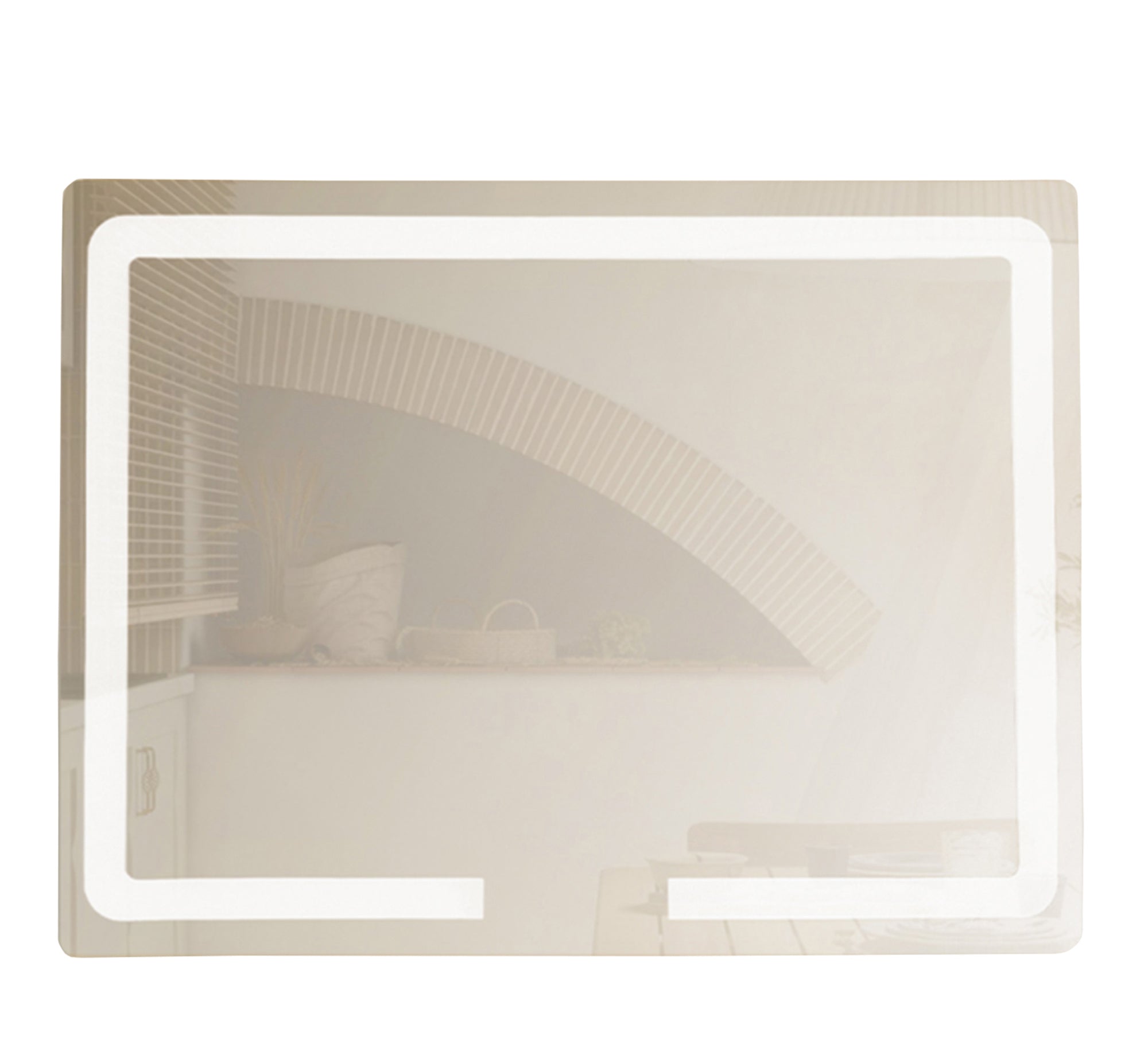 Square LED mirror - Vitrine Furniture - Décor