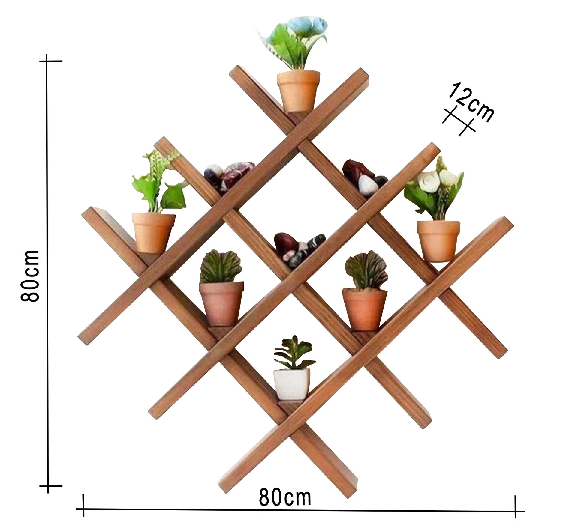 Square - shaped hanging decorative unit - Vitrine Furniture - Décor