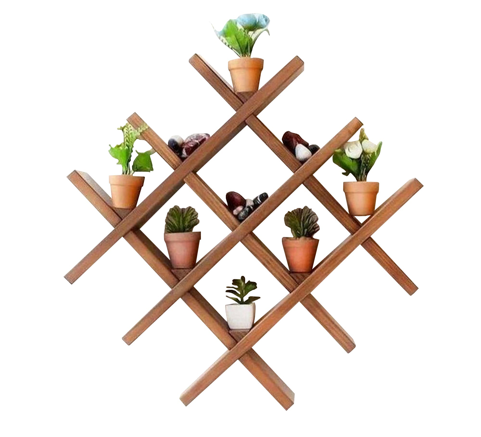 Square - shaped hanging decorative unit - Vitrine Furniture - Décor