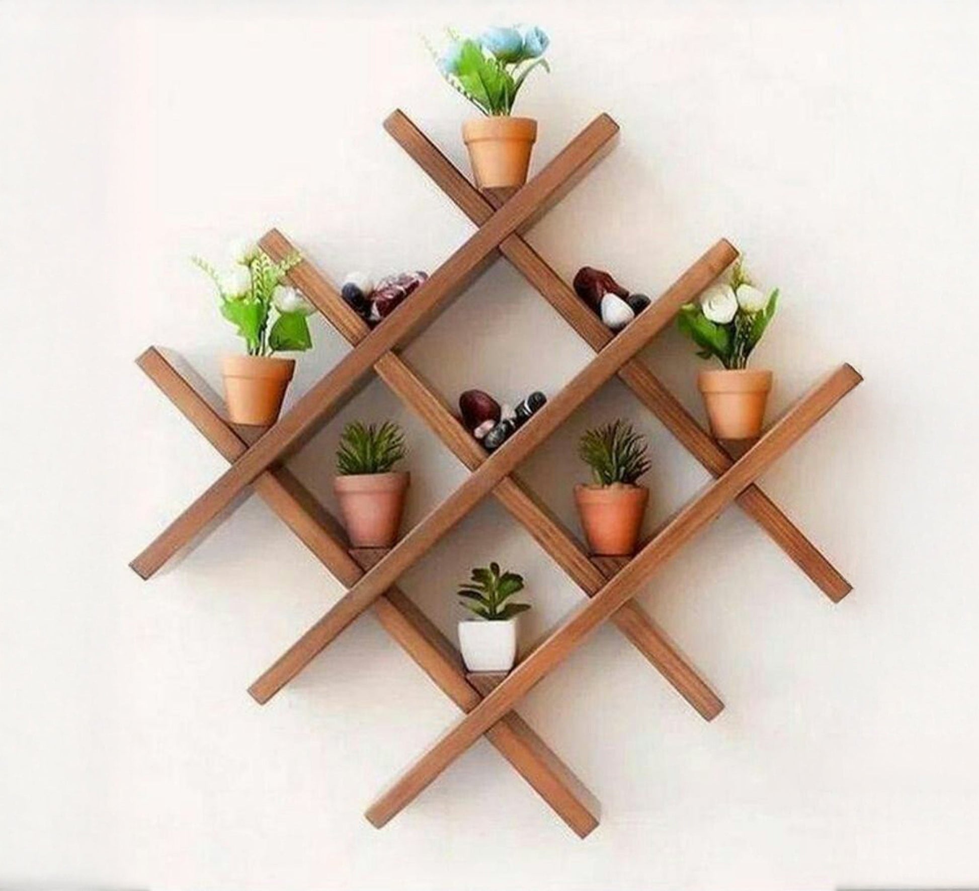 Square - shaped hanging decorative unit - Vitrine Furniture - Décor