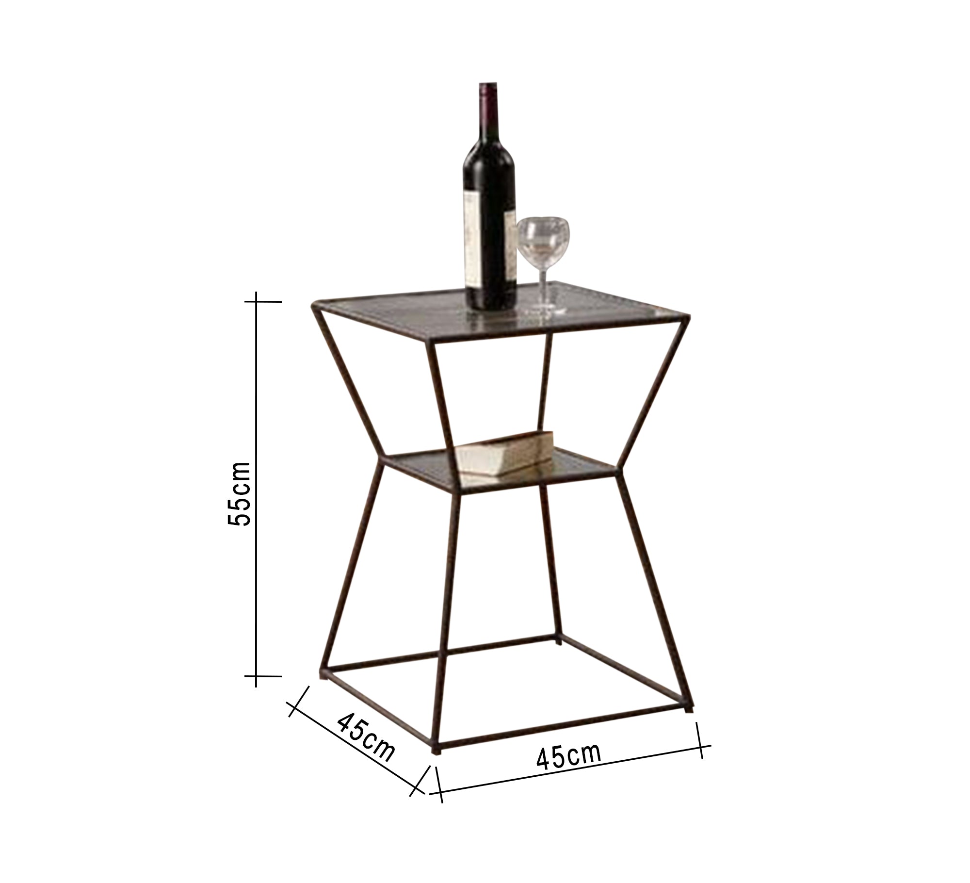 Square side table with a distinctive shape - Vitrine Furniture - Furniture