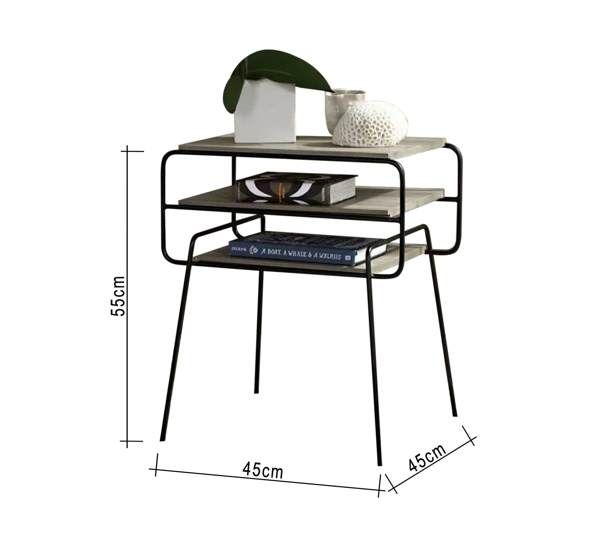 Square side table with three tops - Vitrine Furniture - Furniture