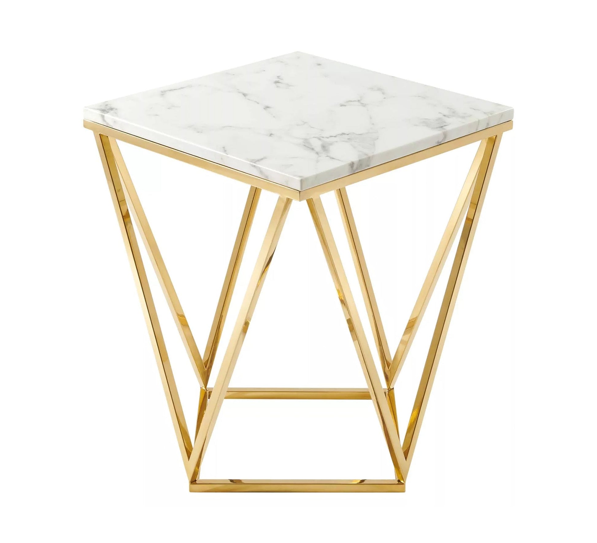 Square side table with triangular sides - Vitrine Furniture - Furniture