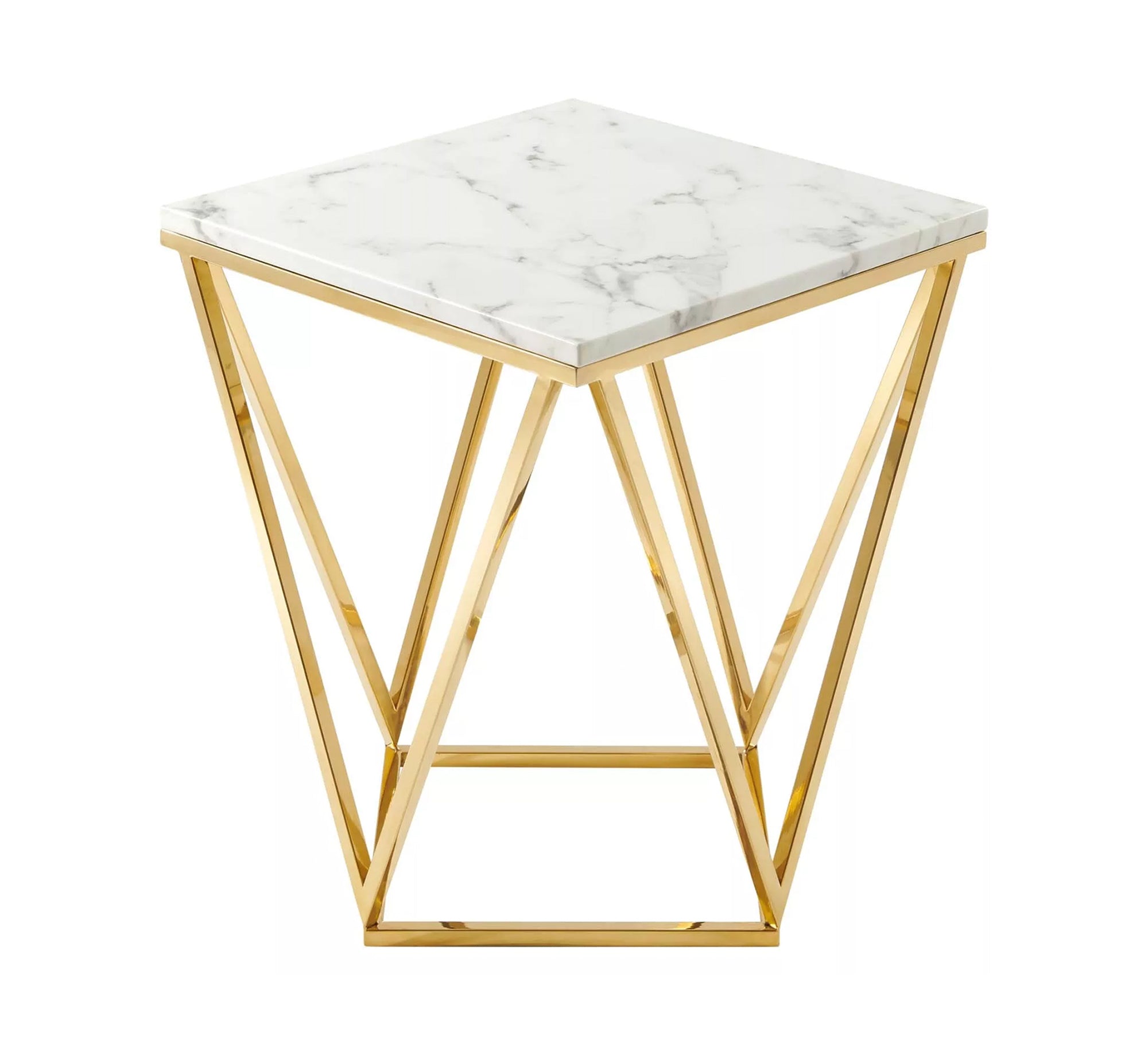 Square side table with triangular sides - Vitrine Furniture - Furniture