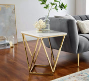 Square side table with triangular sides - Vitrine Furniture - Furniture