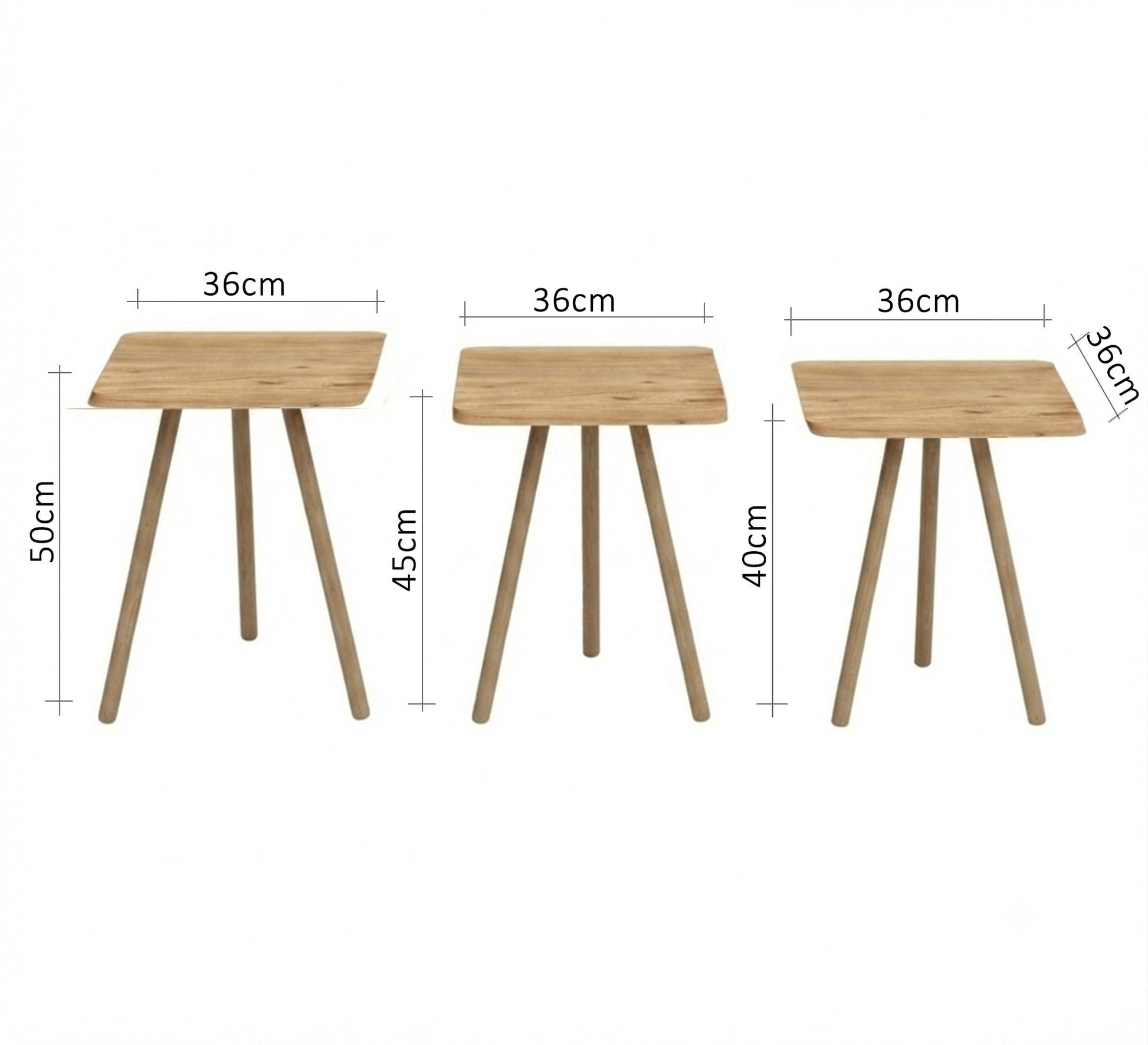Square side tables are breathtakingly beautiful - Vitrine Furniture - Side Tables