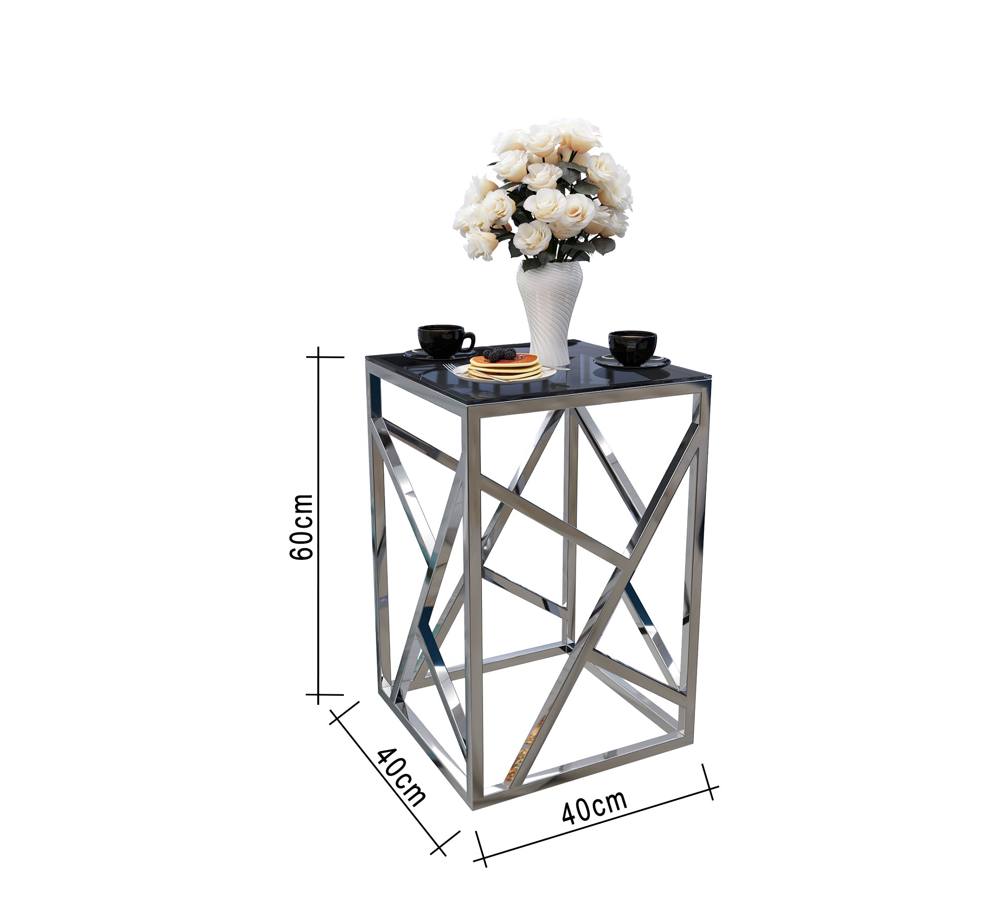 Square steel table - Vitrine Furniture - Furniture