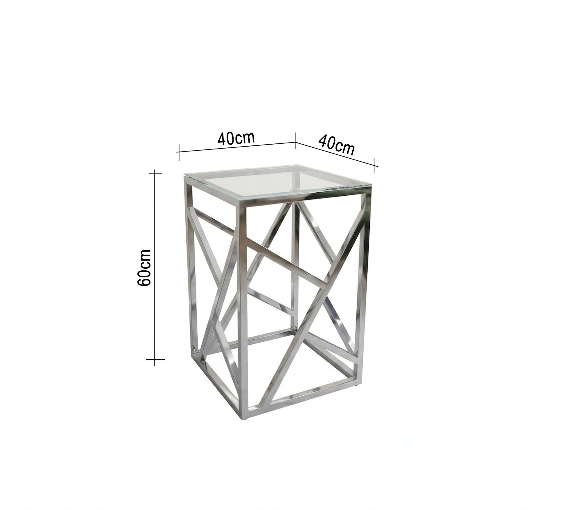 Square steel table - Vitrine Furniture - Side Tables
