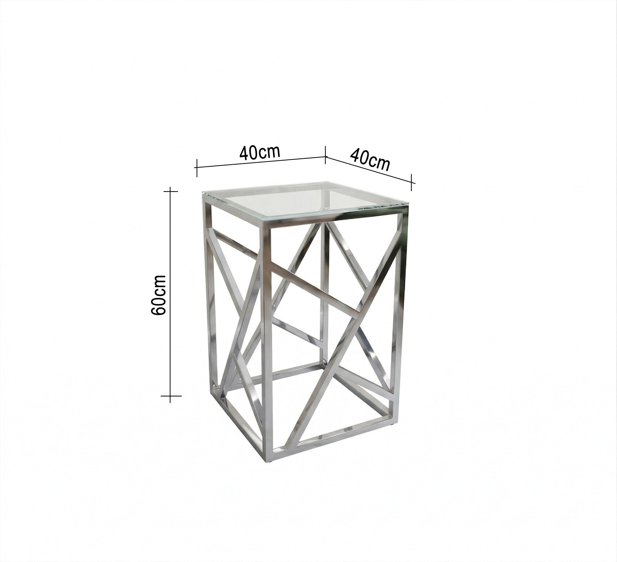 Square steel table - Vitrine Furniture - Side Tables