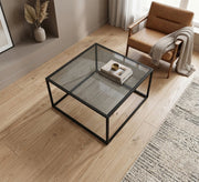 Square table in black - Vitrine Furniture - Coffee Tables