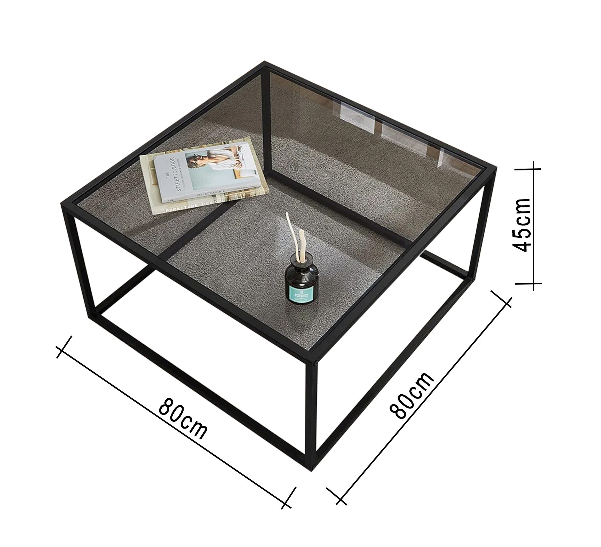 Square table in black - Vitrine Furniture - Furniture