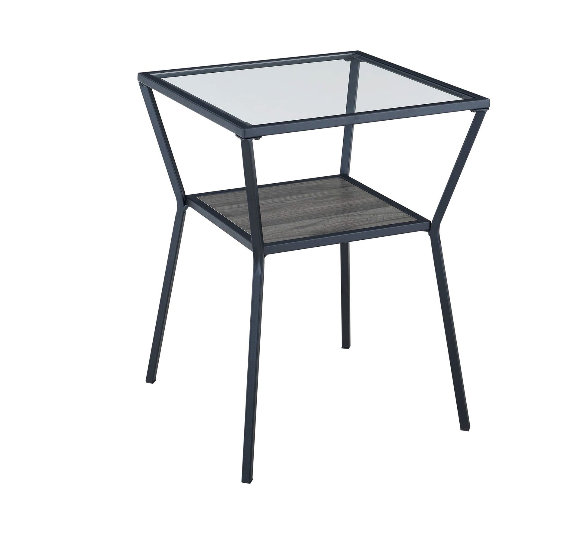 Square table with a center shelf - Vitrine Furniture - Furniture