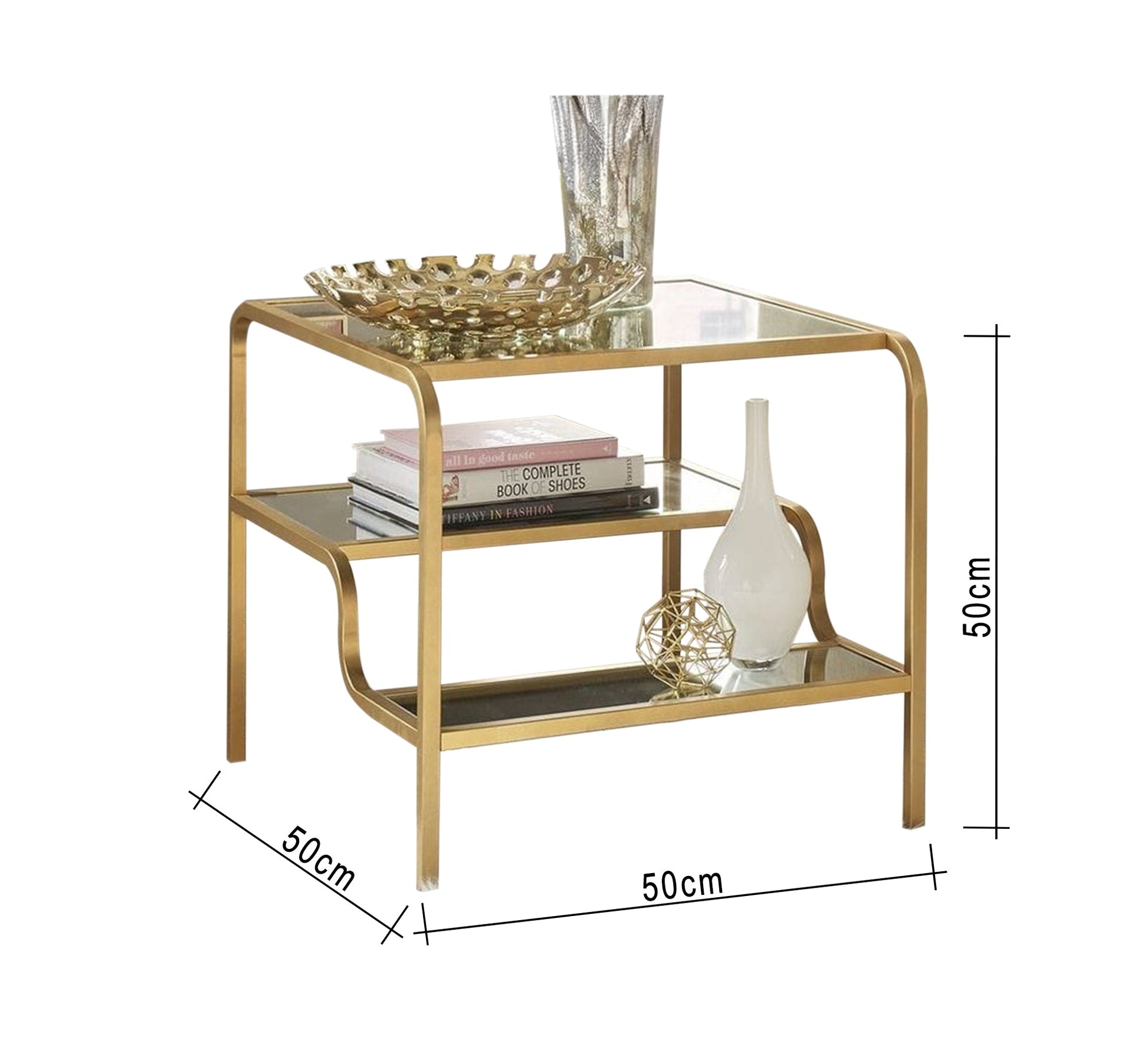 Square table with three tiered tops - Vitrine Furniture - Furniture