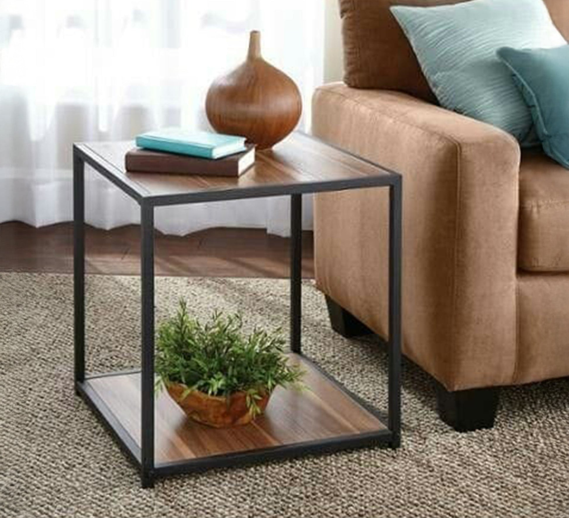 Square table with two wooden tops - Vitrine Furniture - Furniture
