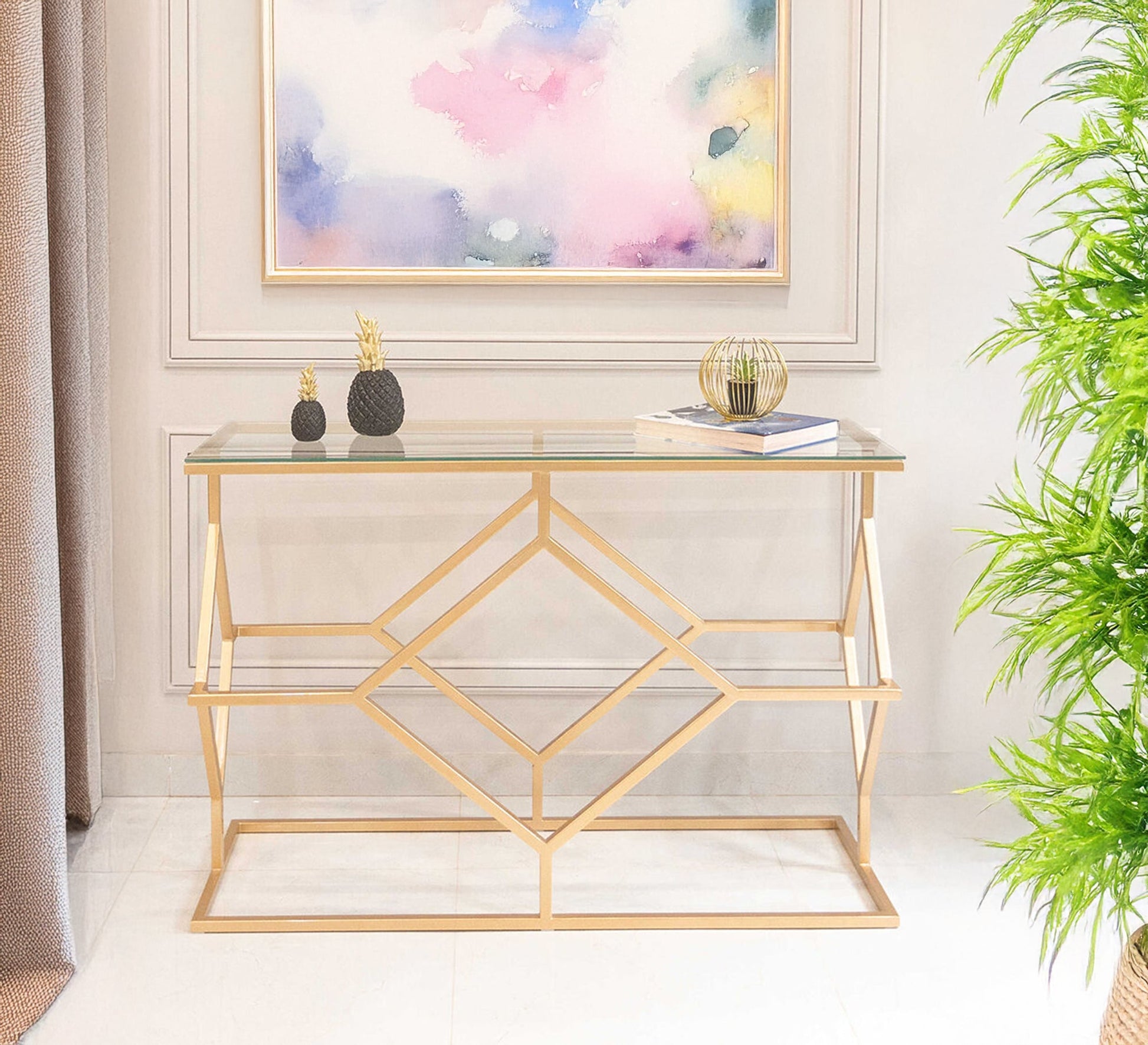 Squarish console with a frame - Vitrine Furniture - Furniture