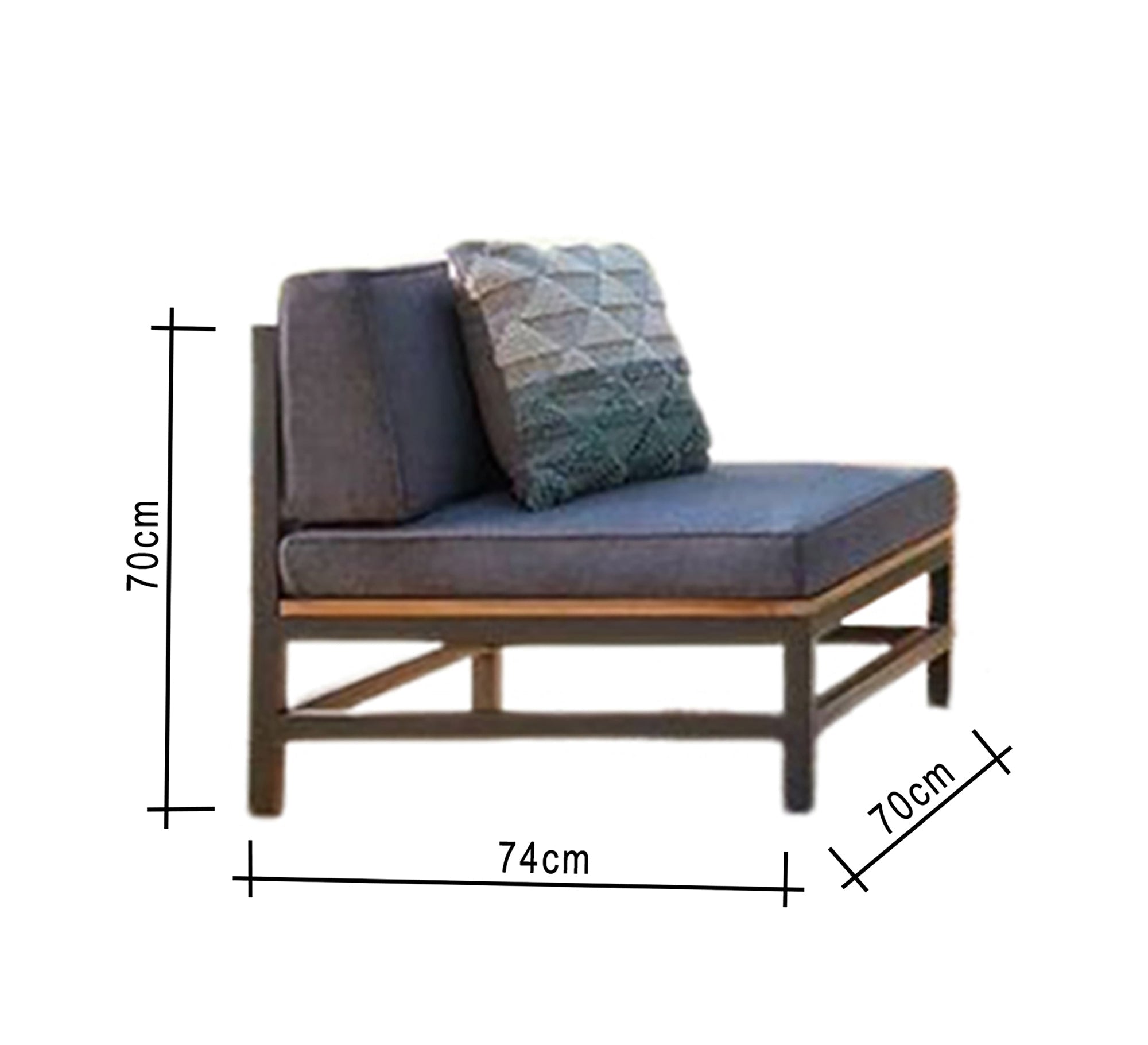 Steel corner seating set - Vitrine Furniture - Outdoor Products