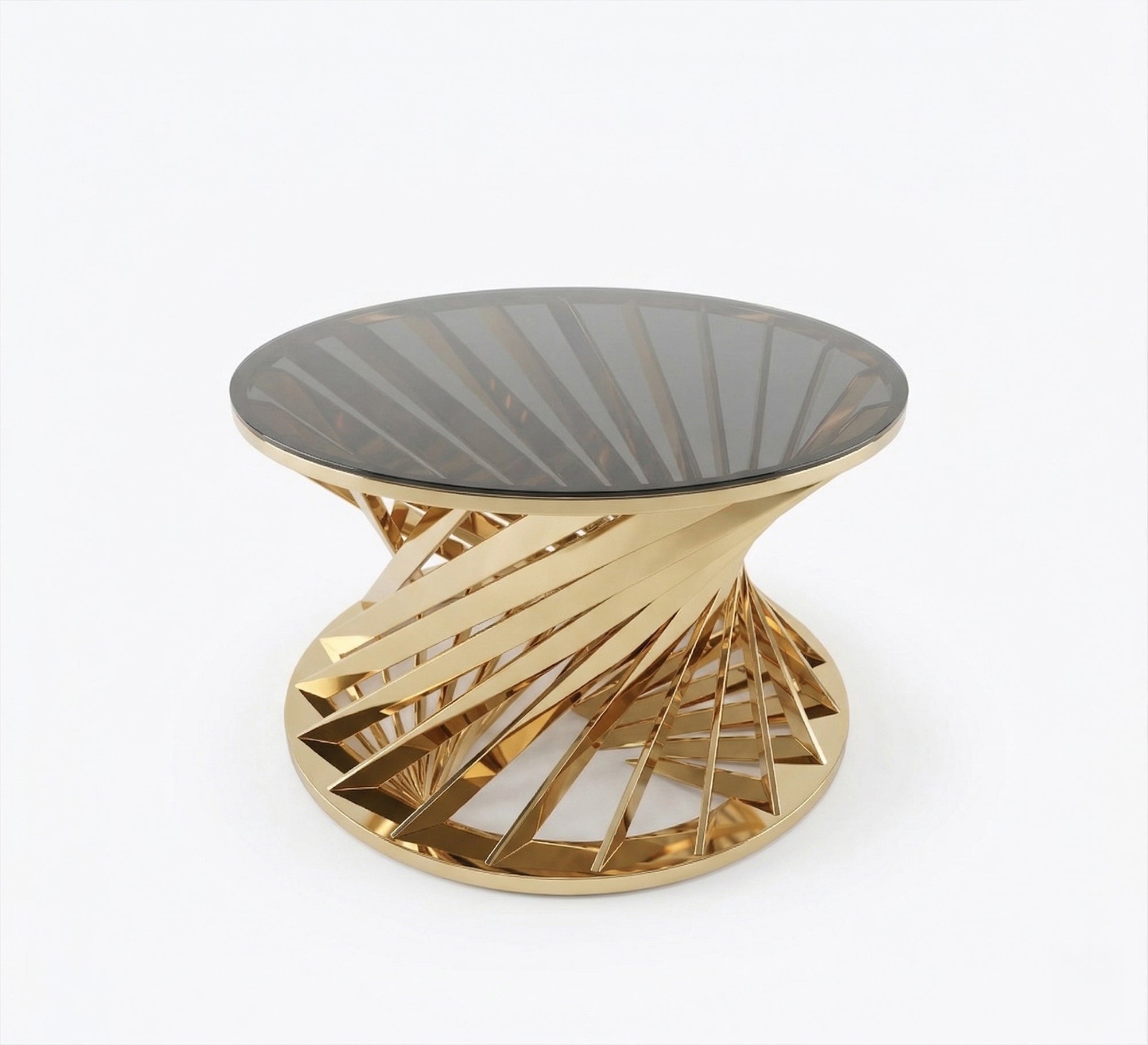 Steel hourglass shape table - Vitrine Furniture - Coffee Tables