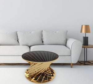 Steel hourglass shape table - Vitrine Furniture - Furniture