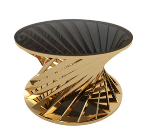 Steel hourglass shape table - Vitrine Furniture - Furniture
