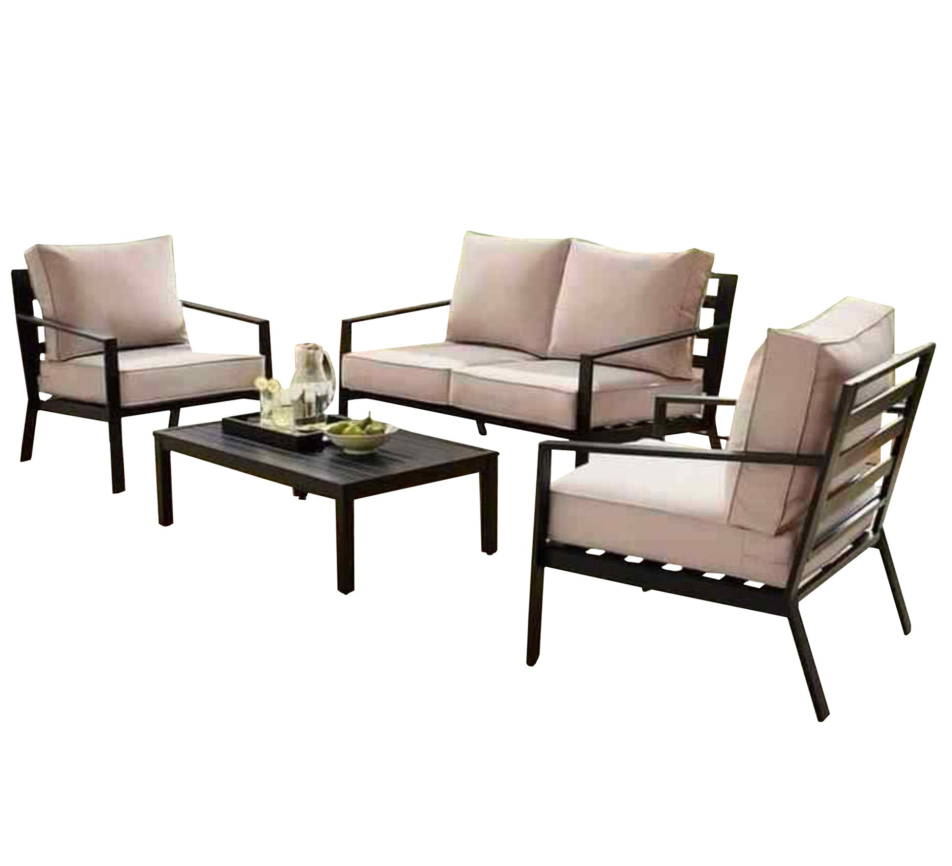 Steel living room with simple design - Vitrine Furniture - Outdoor Products