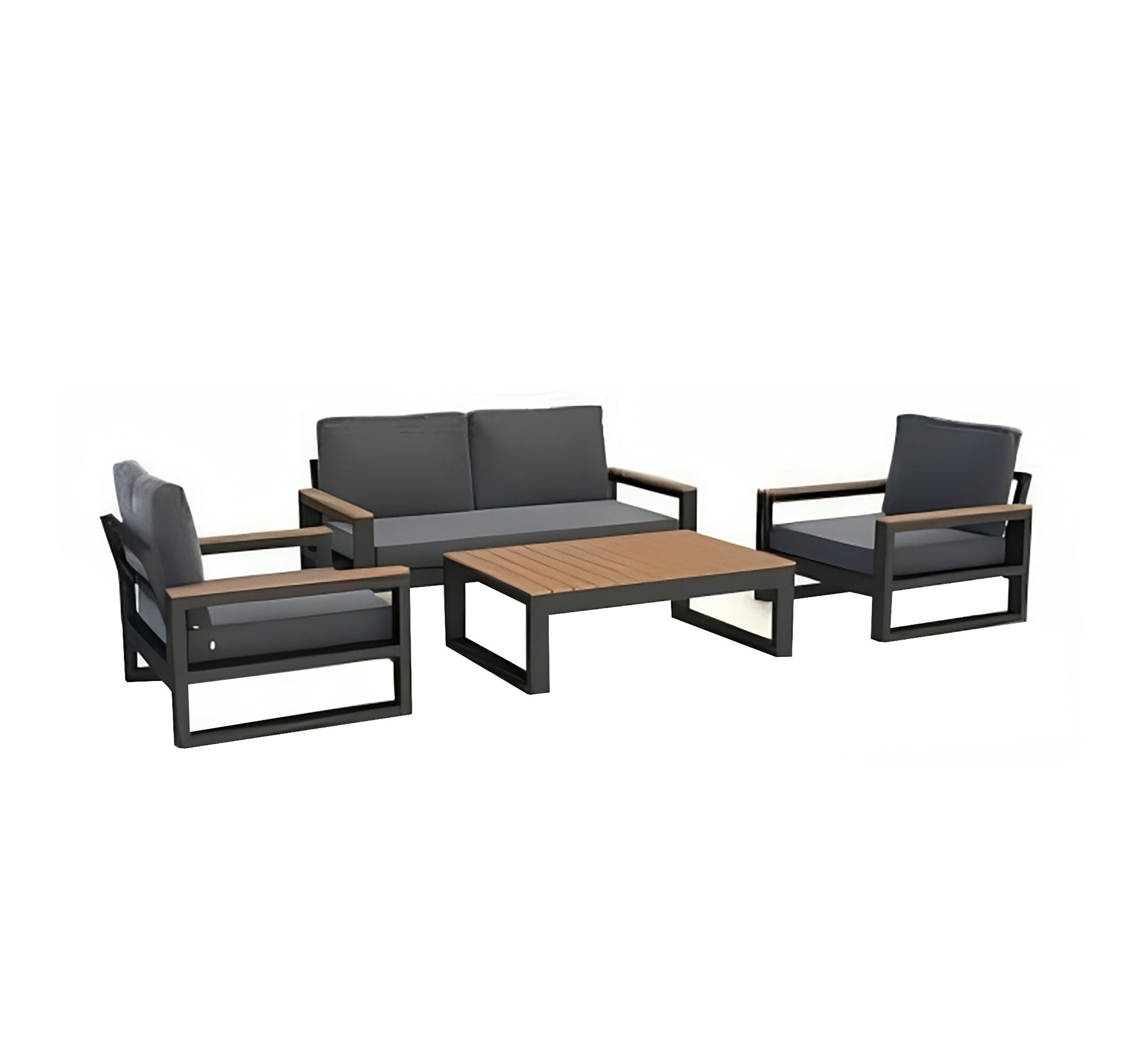 Steel outdoor seating set - Vitrine Furniture - Outdoor Products