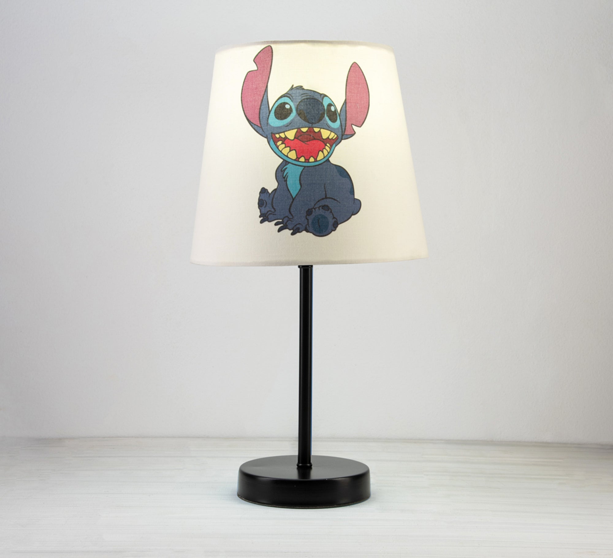 Stitch Lamp: A playful companion that brightens up your room with a black base. - Vitrine Furniture - Lighting