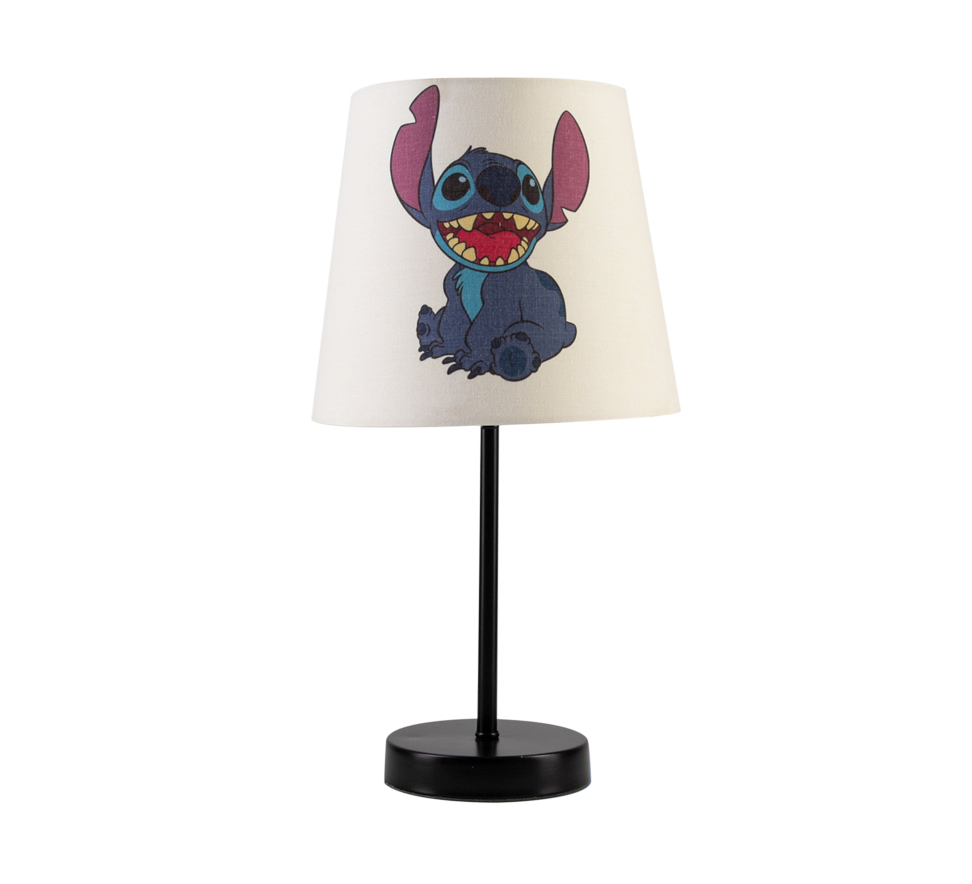Stitch Lamp: A playful companion that brightens up your room with a black base. - Vitrine Furniture - Lighting