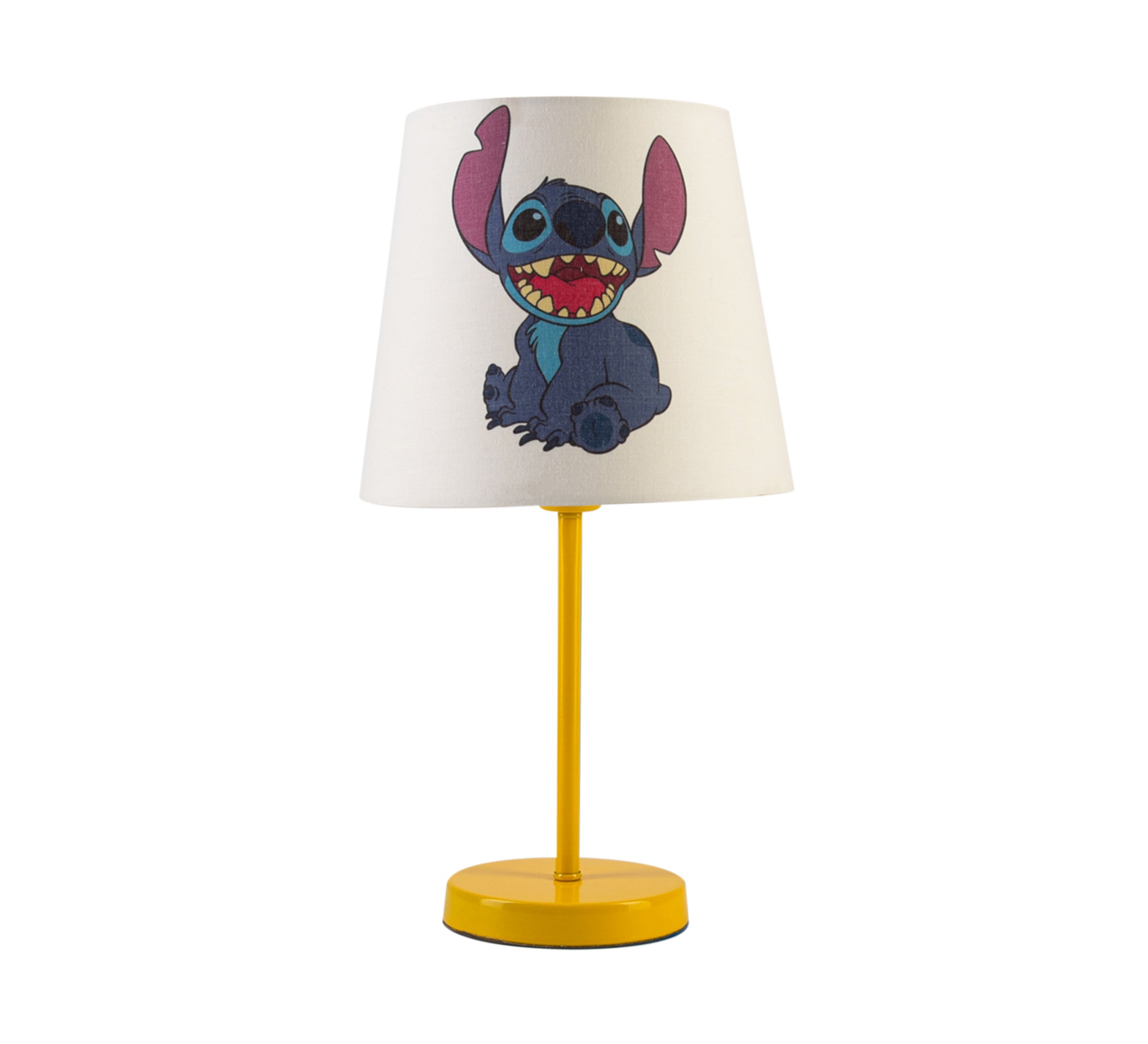 Stitch Lamp: A playful companion that brightens up your room with a golden base. - Vitrine Furniture - Lighting