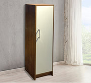 Storage Cupboard - Brown and White, One Leaf Design - Vitrine Furniture - Wall shelves