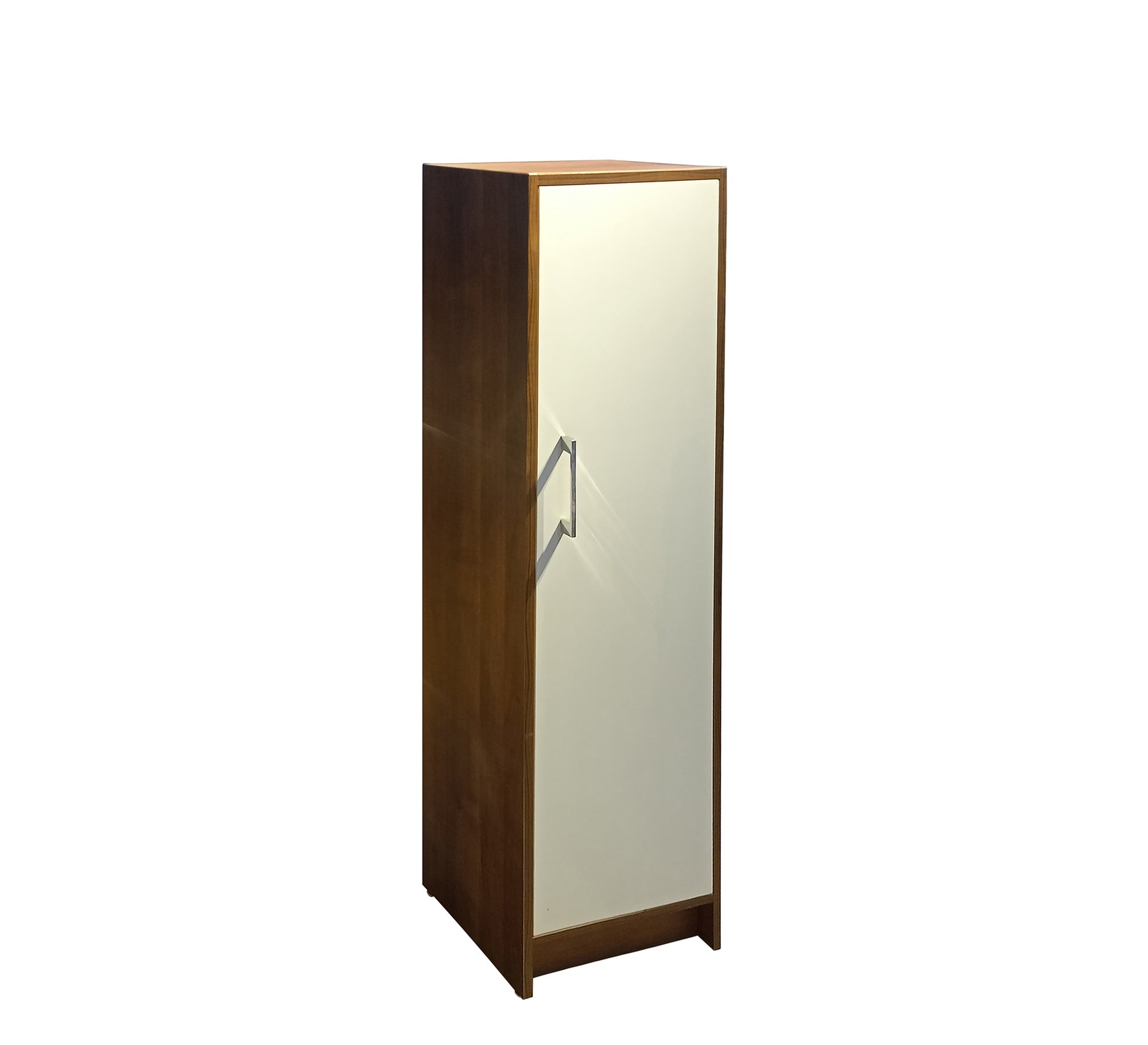 Storage Cupboard - Brown and White, One Leaf Design - Vitrine Furniture - Wall shelves